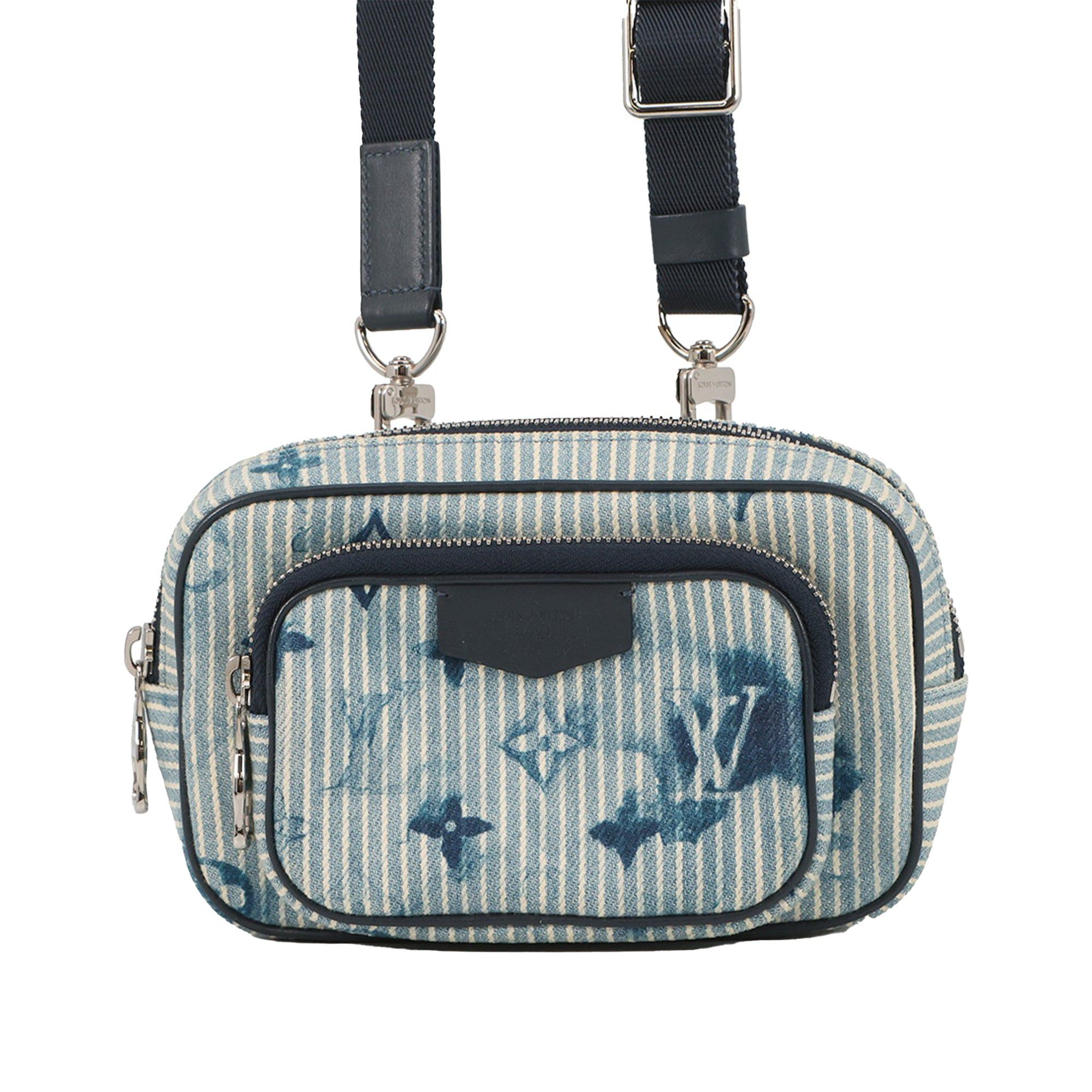 Louis Vuitton Monogram Denim Watercolor Hickory Stripes Outdoor Pouch Size ONE SIZE - 1 Thumbnail