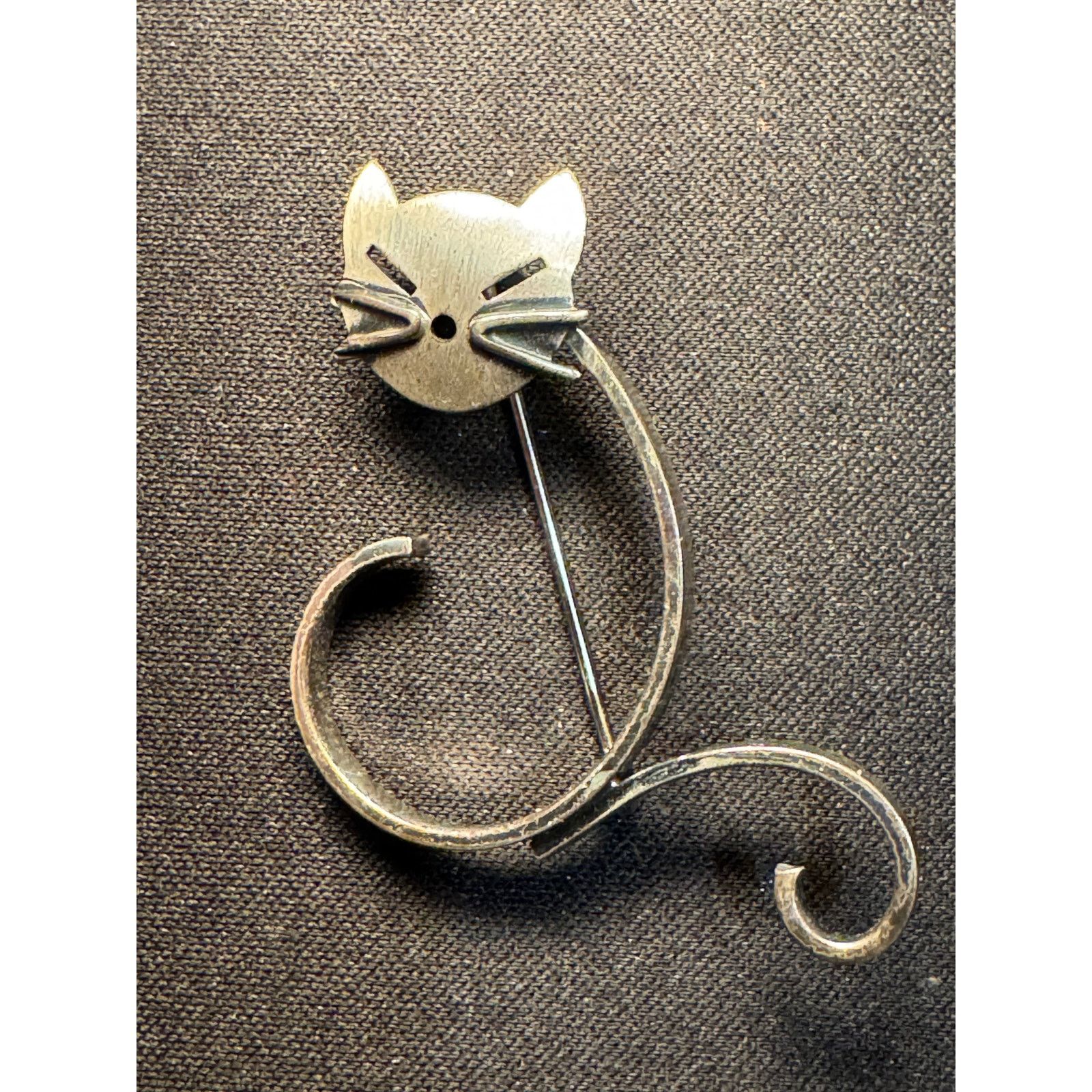 Other Beau Sterling Abstract Cat Brooch Size ONE SIZE - 2 Thumbnail