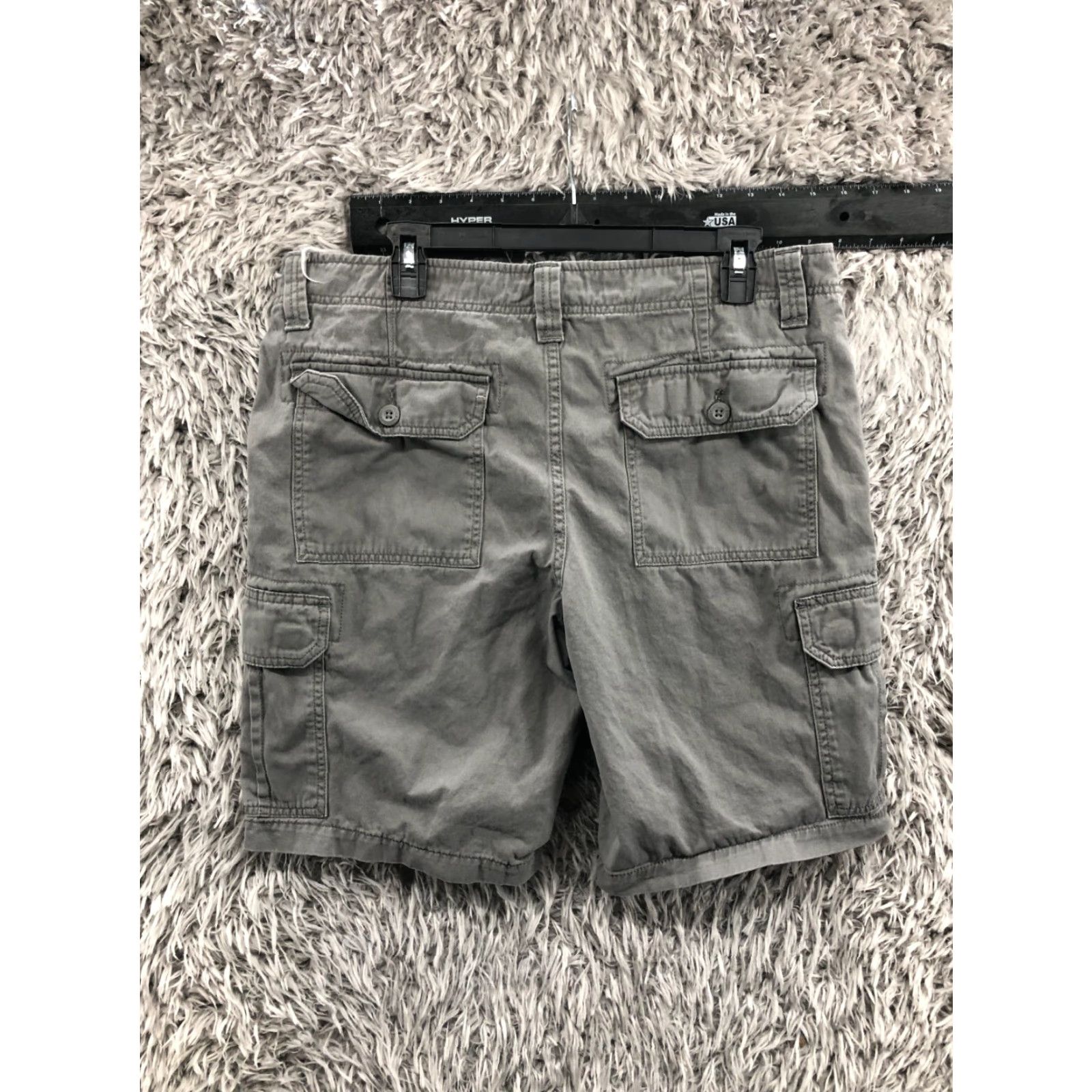 Vintage US Polo Assn Cargo Shorts Mens Size 36 Gray Mid Rise Medium Wash Size US M / EU 48-50 / 2 - 6 Thumbnail