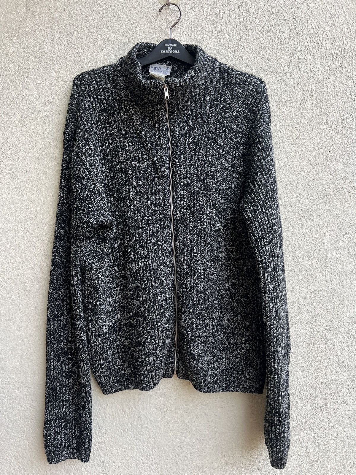 agnes b. Vintage Agnes B. Homme Paris Heavy Wool Turtleneck Knitwear Size US L / EU 52-54 / 3 - 1 Thumbnail
