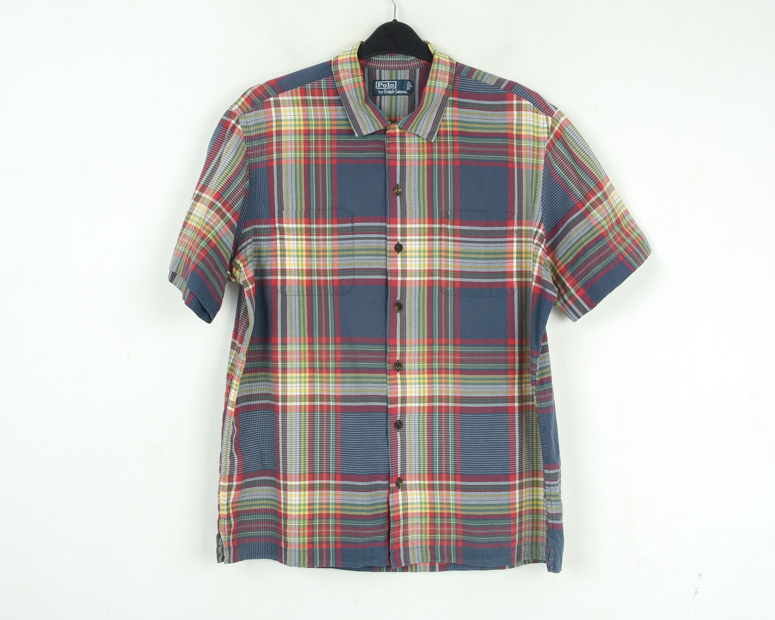 Polo Ralph Lauren Vintage Shirt XL Plaid Short Sleeve Check Cotton Tartan Size US XL / EU 56 / 4 - 1 Thumbnail