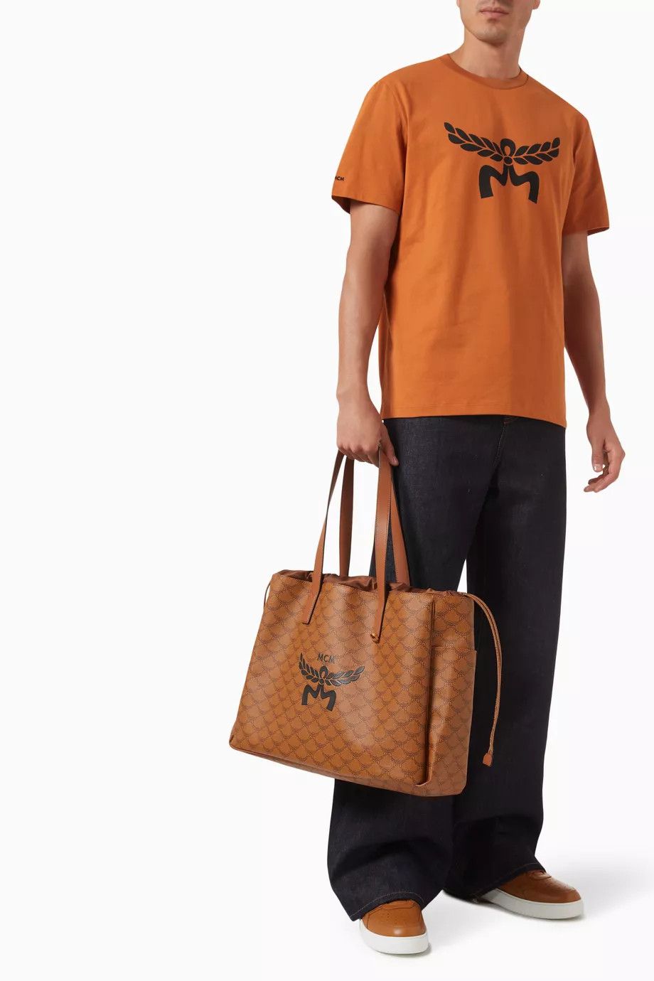 MCM o1mt1gz0225 Size: OS / XLarge Tote Bag in Brown Size ONE SIZE - 2 Thumbnail