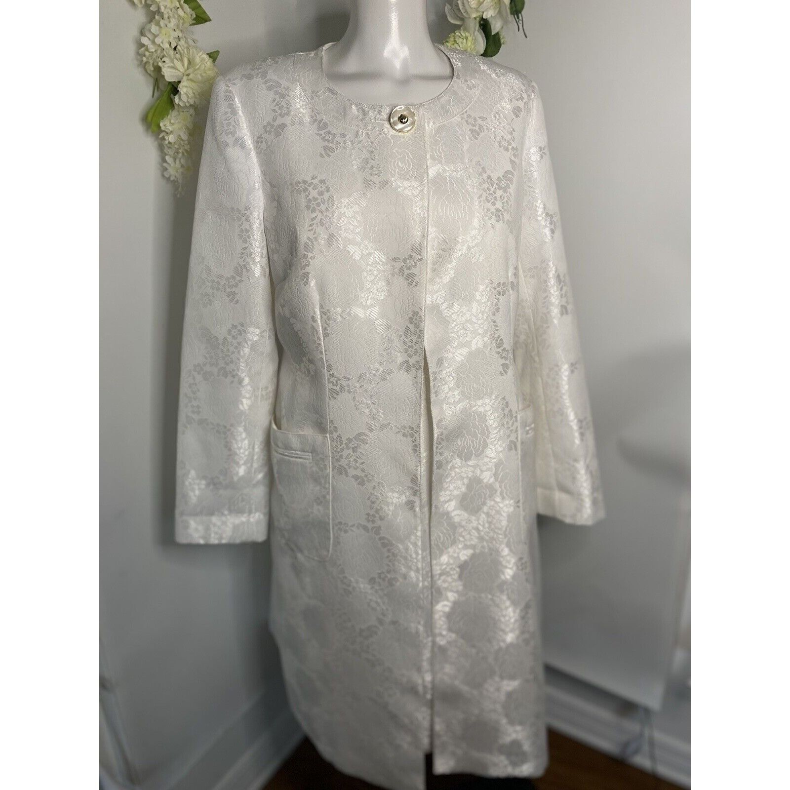 image of John Meyer Collection Formal Bridal Dress Suit White Size 8, Women's