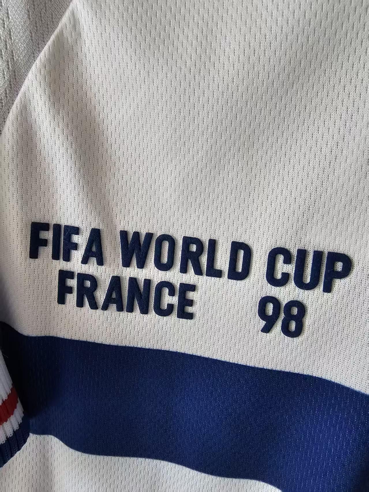 Other 1998 France #10 Zidane Jersey White Size US S / EU 44-46 / 1 - 3 Thumbnail