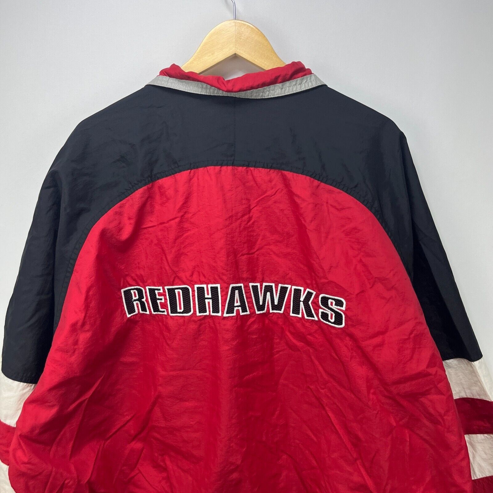 Starter × Vintage Vintage 90s Starter Fargo-Moorhead FM RedHawks Jacket 2XL Size US XXL / EU 58 / 5 - 5 Thumbnail