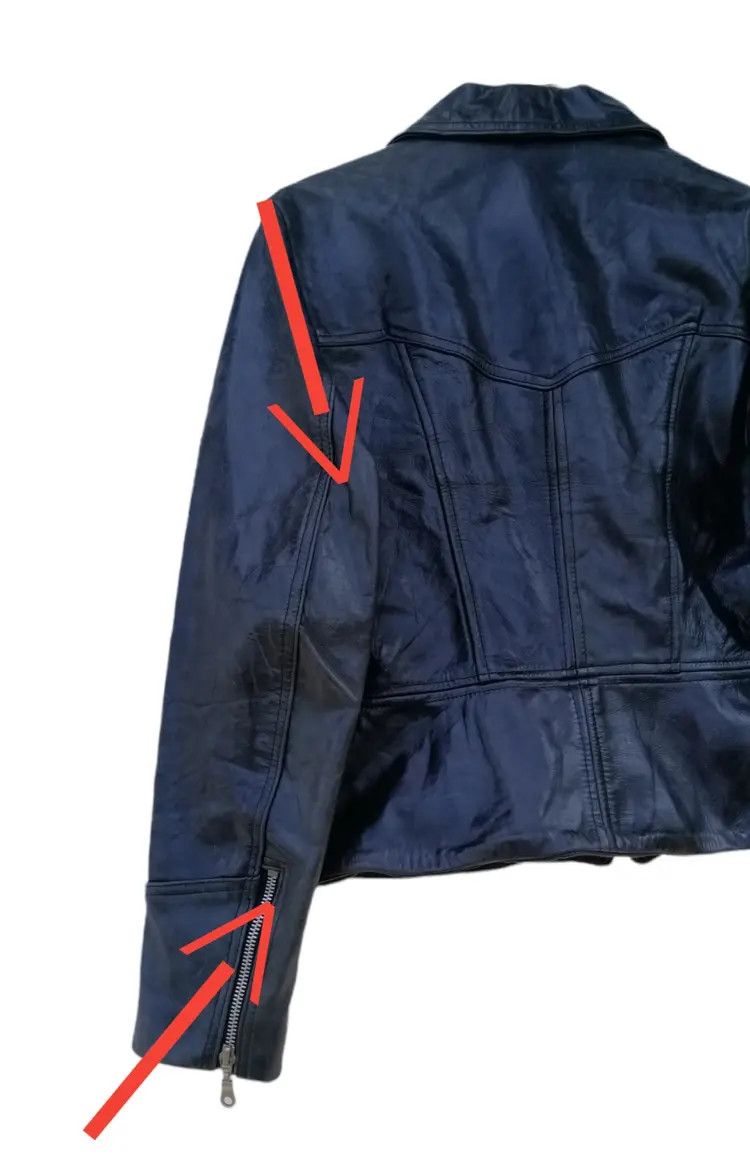 Genuine Leather Vintage RENEGADE Genuine Real Leather Jacket Size M / US 6-8 / IT 42-44 - 10 Thumbnail