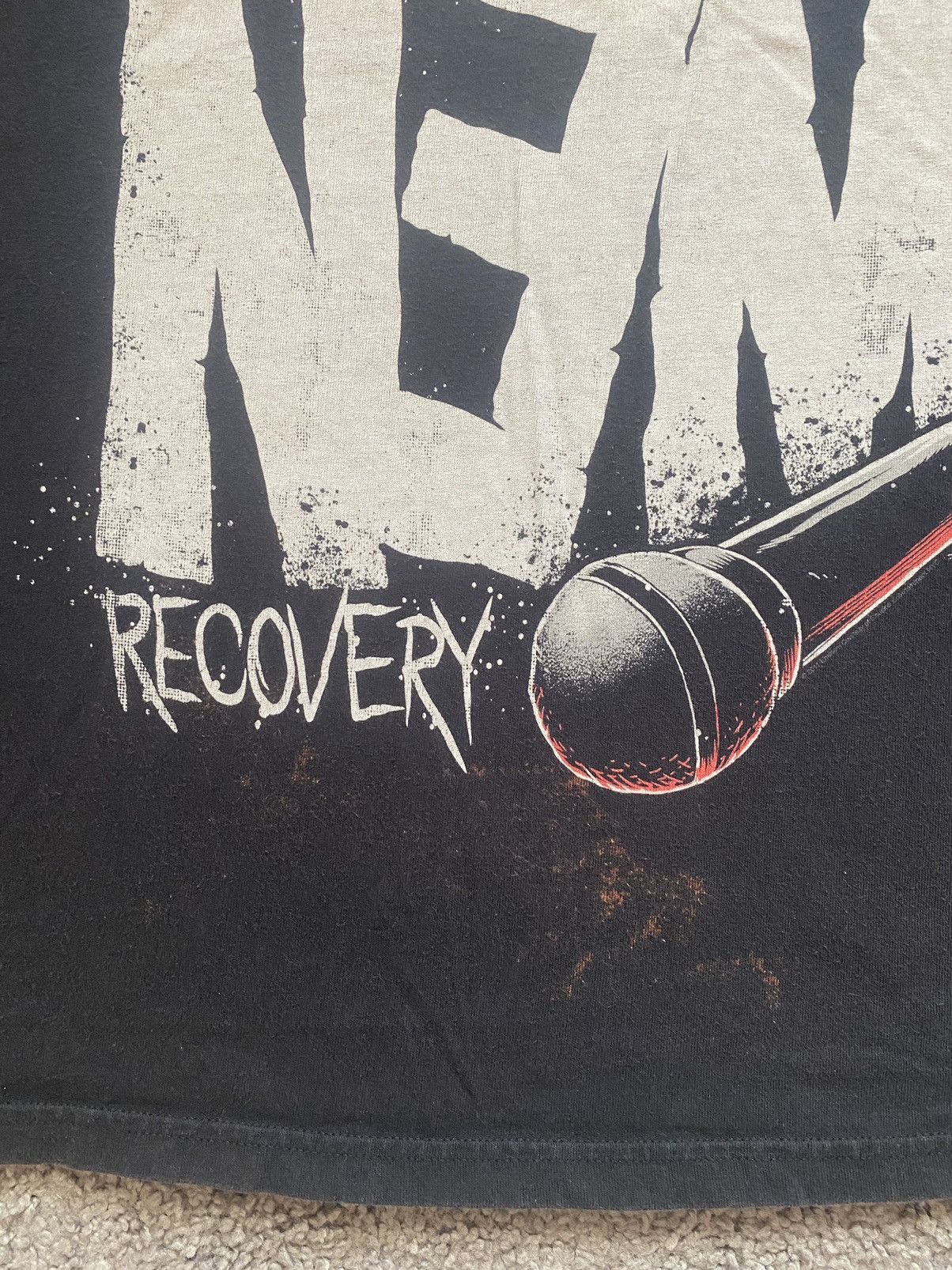 Rap Tees × Vintage Vintage Eminem Rap Tee Shirt Size US XL / EU 56 / 4 - 3 Thumbnail