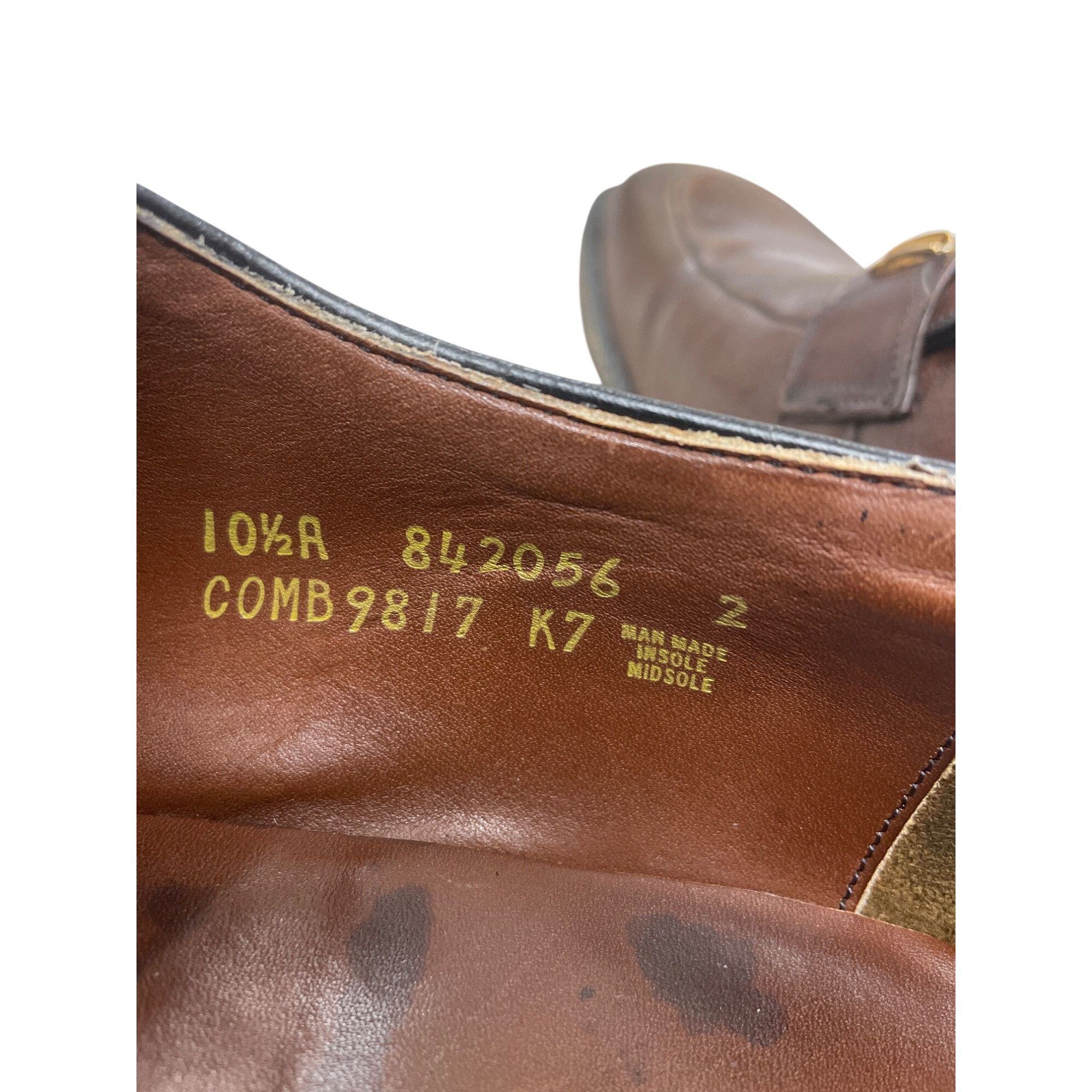 Freeman Freeman Free Flex Mens Brown Leather Slip-On Loafers Shoes S Size US 10.5 / EU 43-44 - 16 Thumbnail