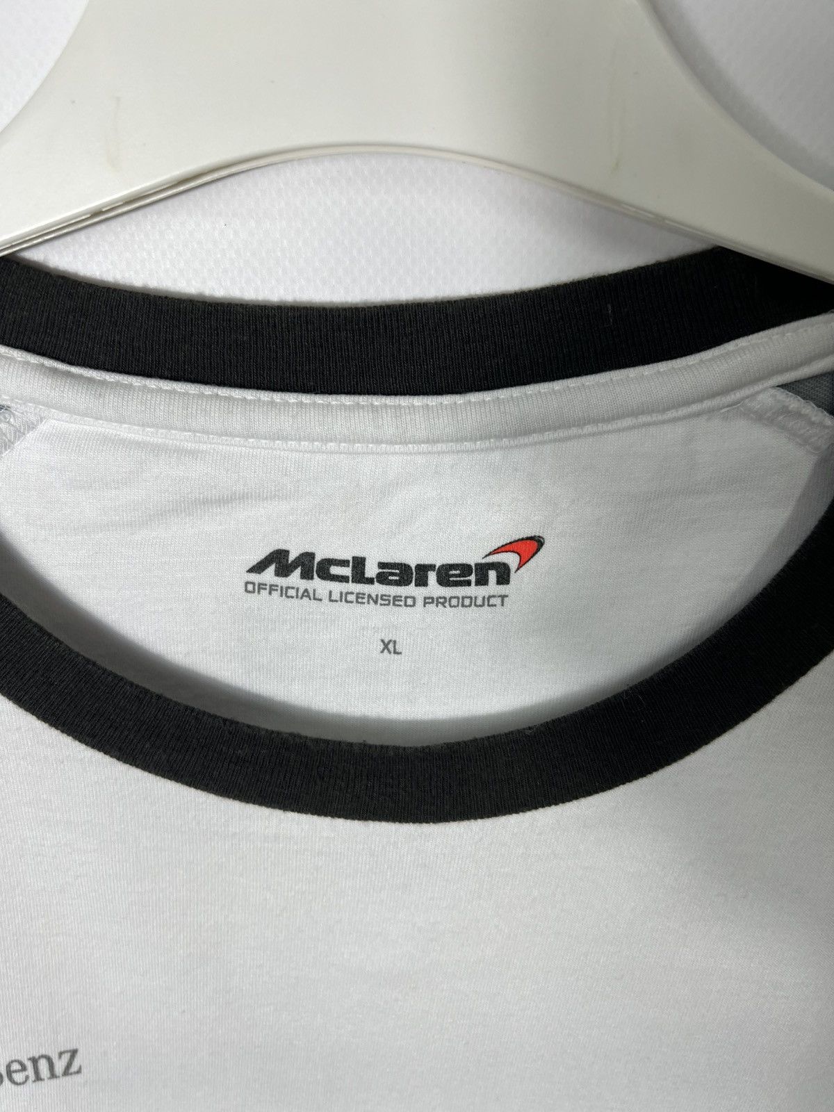 Mercedes-Benz Vintage streetwear Hugo Boss Mercedes Benz McLaren T-shirt Size US XL / EU 56 / 4 - 4 Thumbnail