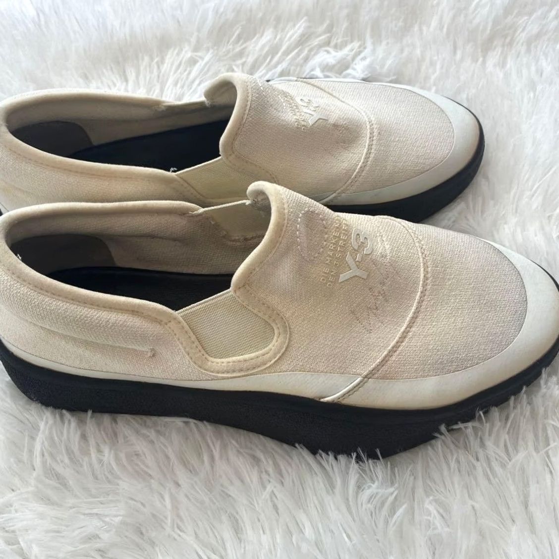 Y-3 Y-3 Sneakers Low Cut Canvas 9.0US 27Cm Sneaker JPN Collaboration Yohji Yamam Men Size US 9 / EU 42 - 4 Thumbnail