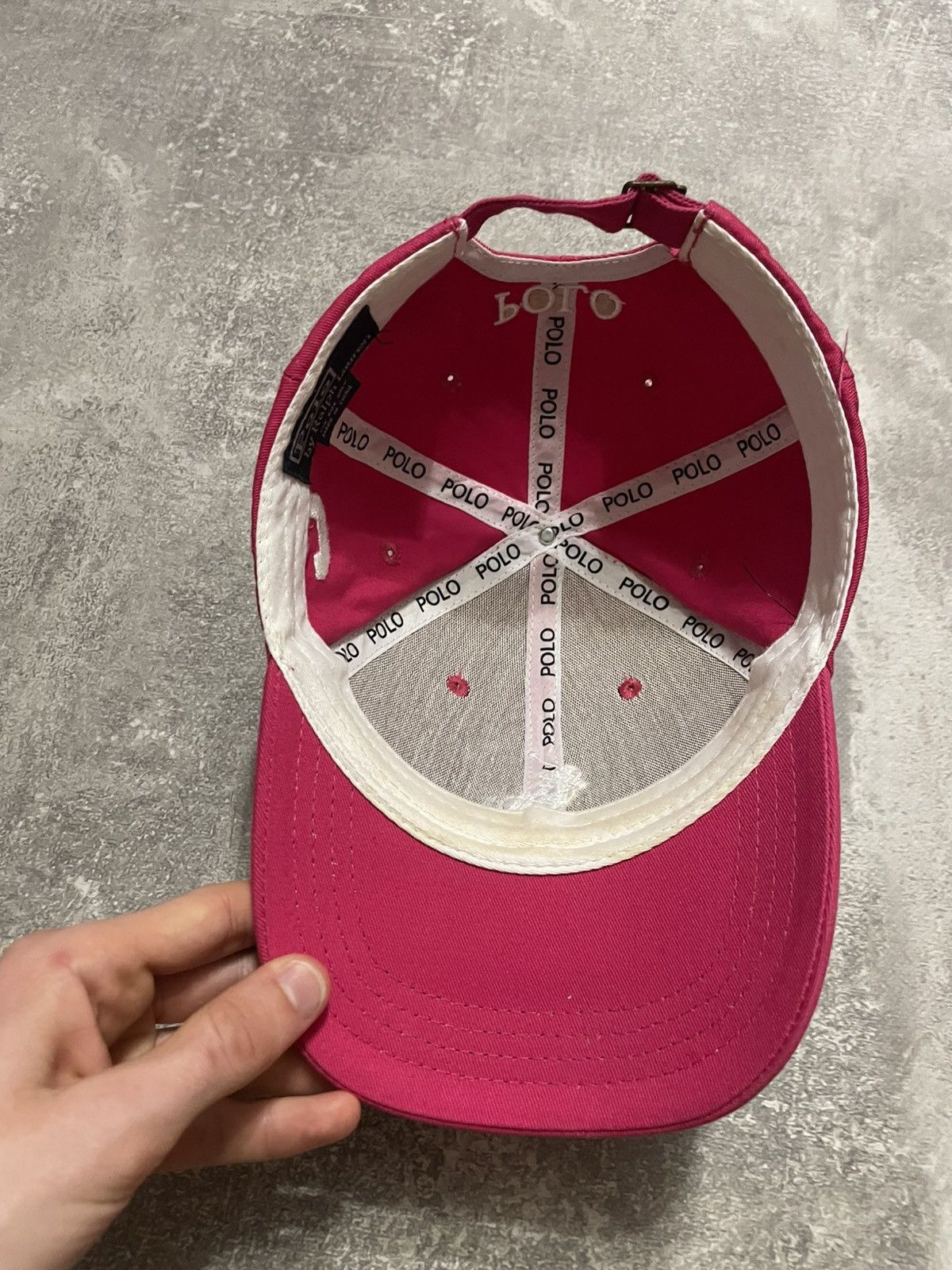 Polo Ralph Lauren × Ralph Lauren × Vintage Vintage Polo Ralph Lauren Big Pony Logo Cap Hat Y2K Size ONE SIZE - 9 Thumbnail