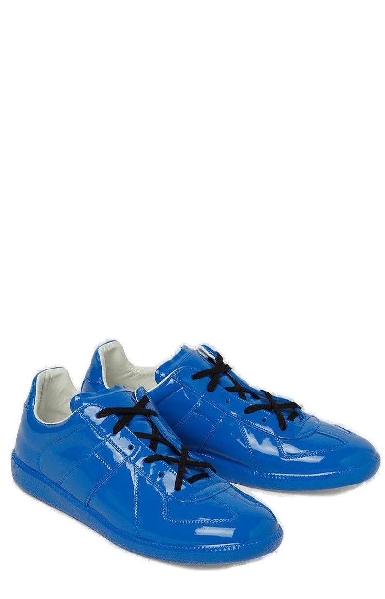 Maison Margiela Maison Margiela Replica Lace-Up Sneakers in Blue Size US 11 / EU 44 - 1 Thumbnail