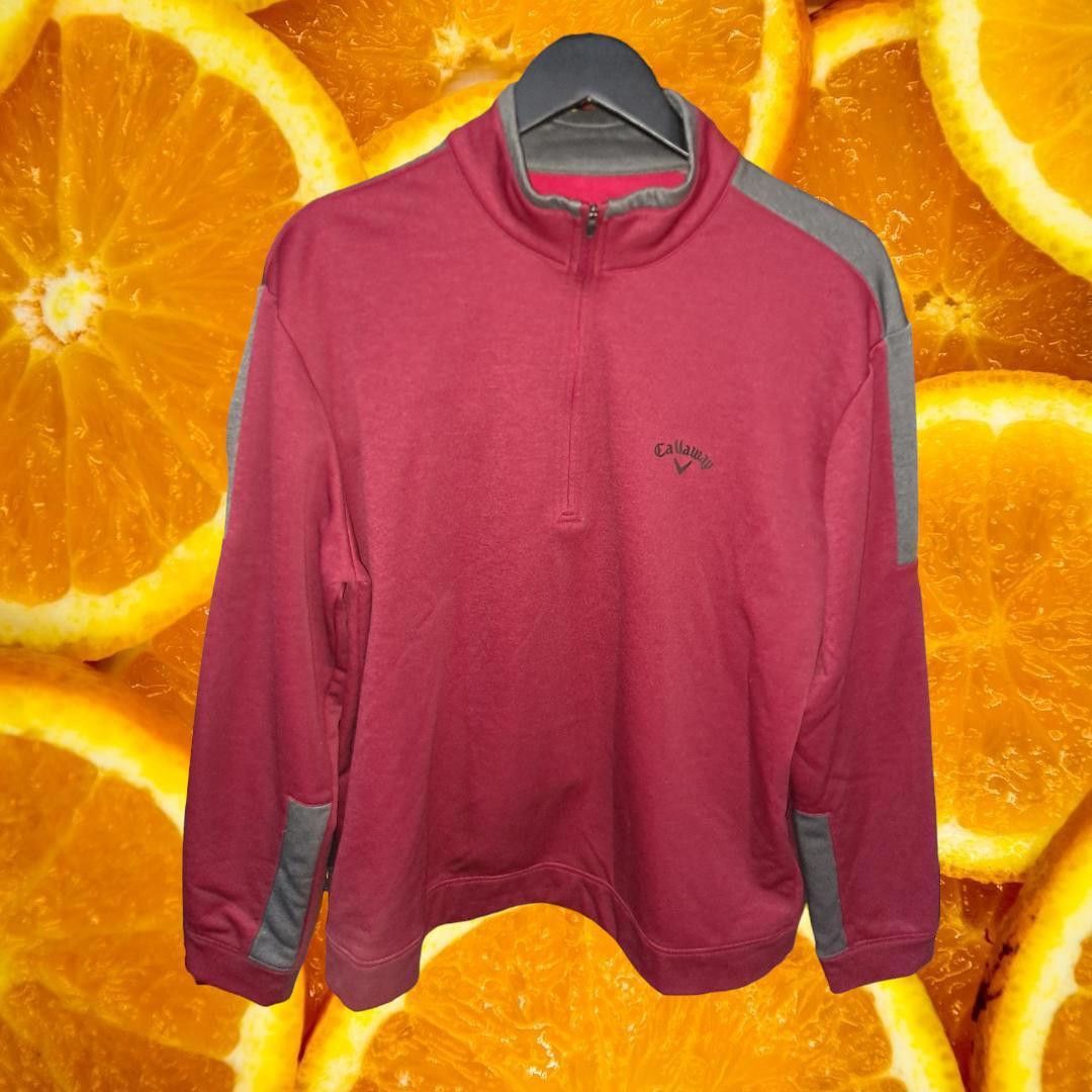 Callaway Callaway 1/4 Zip Red and Gray Sweatshirt Size Large Size US L / EU 52-54 / 3 - 1 Thumbnail