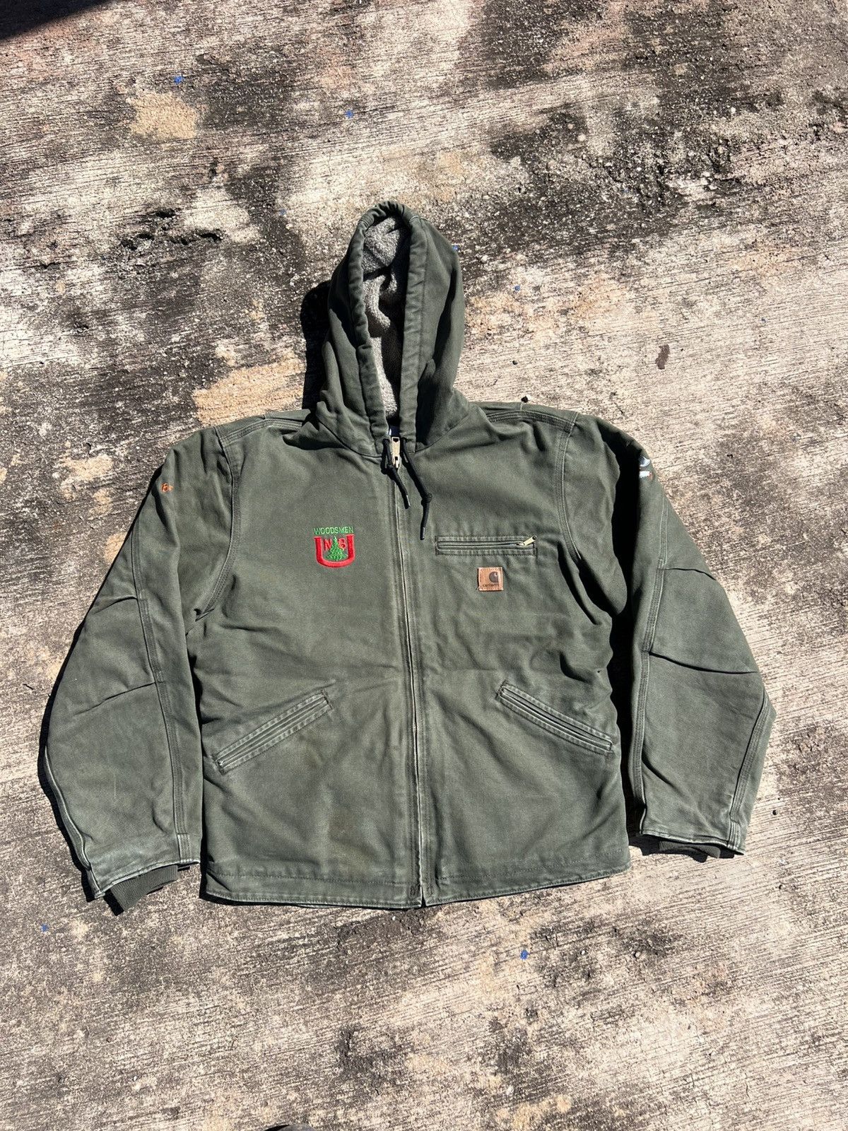 Carhartt × Vintage Vintage Carhartt Detroit Hoodies Army Jacket Size US M / EU 48-50 / 2 - 25 Thumbnail