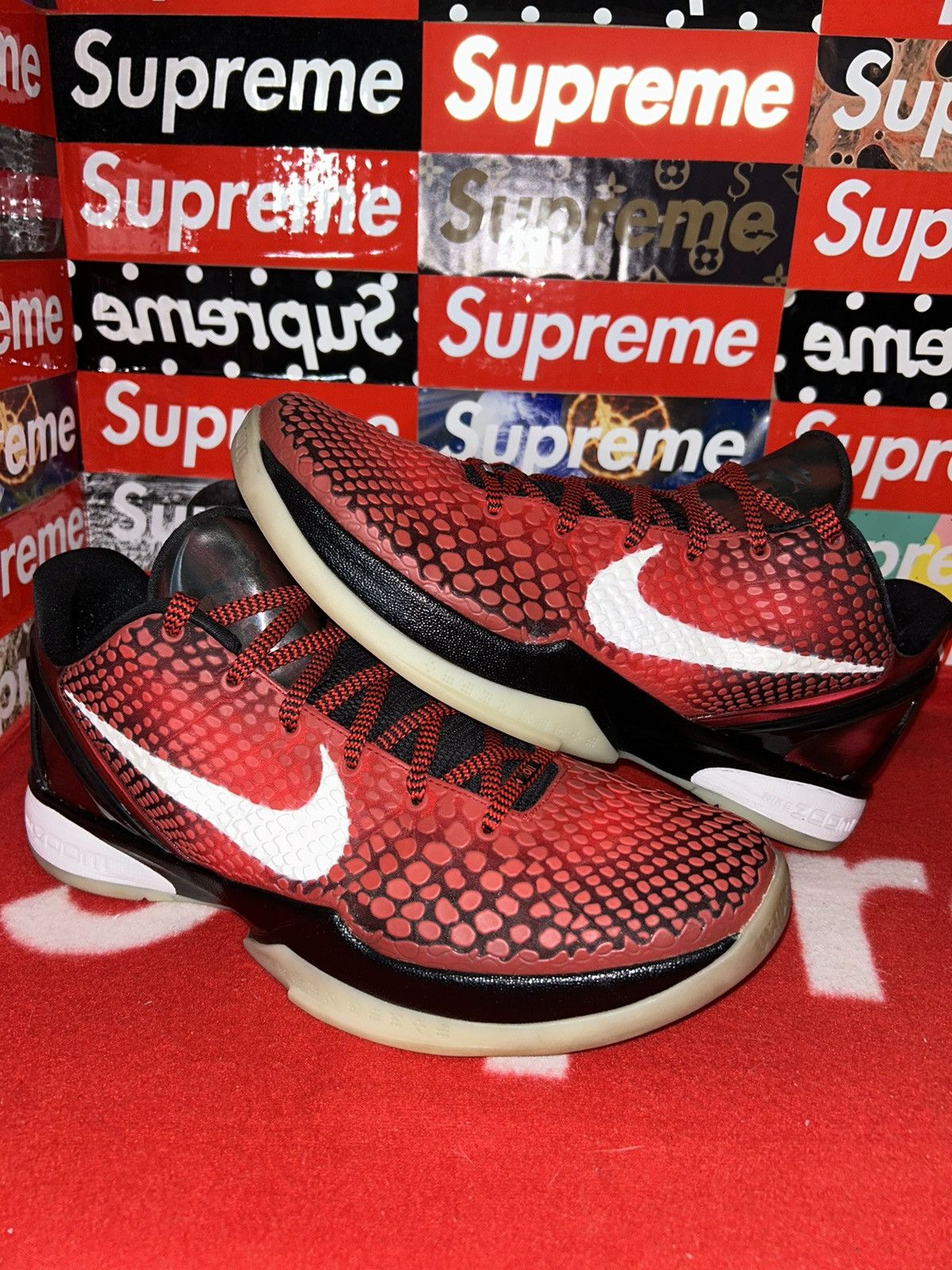 Nike Nike Kobe 6 ASG West Challenge Red 448693-600 size 11.5 2011 Size US 11.5 / EU 44-45 - 1 Thumbnail