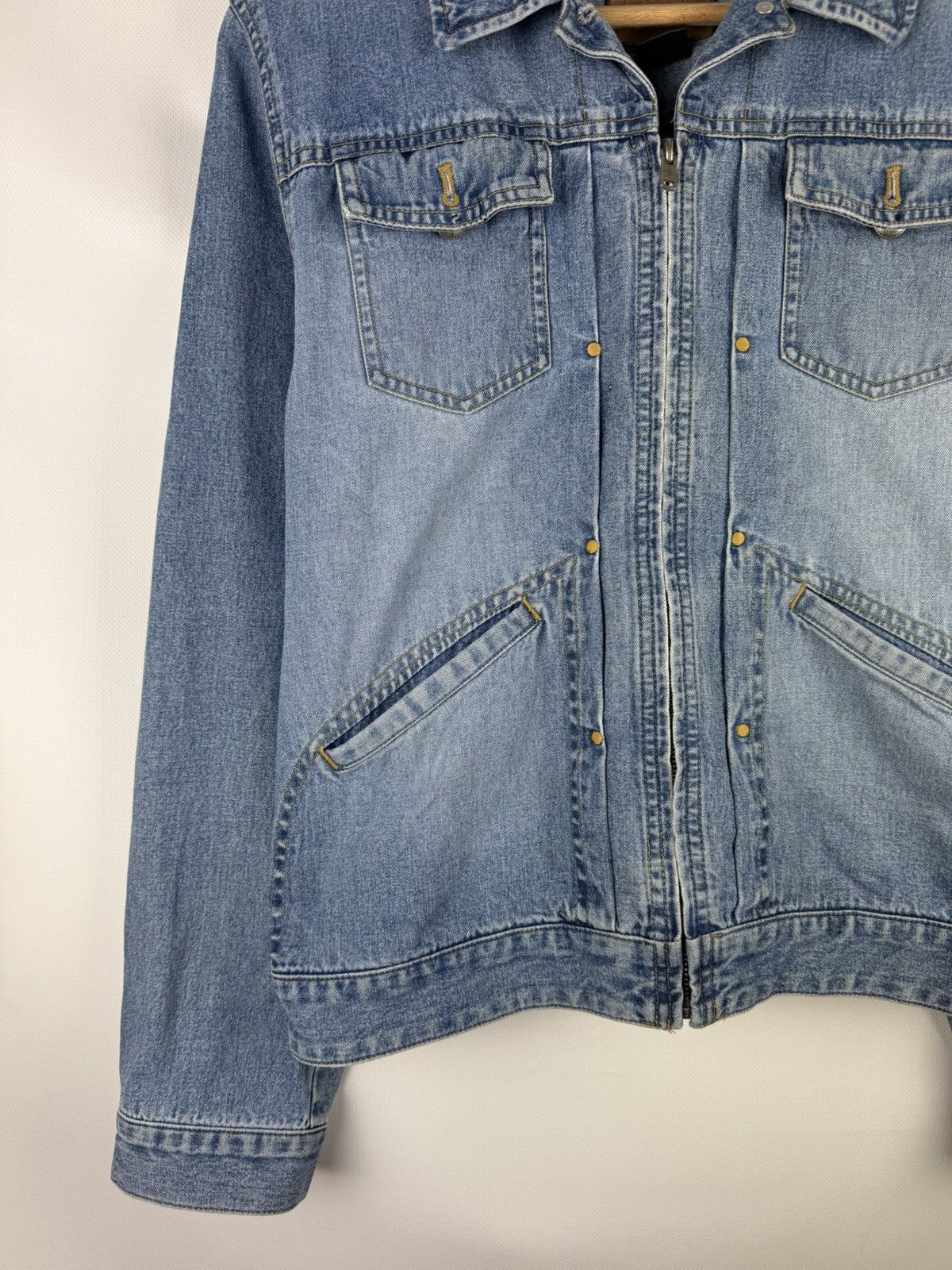 Ralph Lauren Ralph Lauren Jeans Co Vintage Denim Full Zip Western Jacket Size L / US 10 / IT 46 - 7 Thumbnail