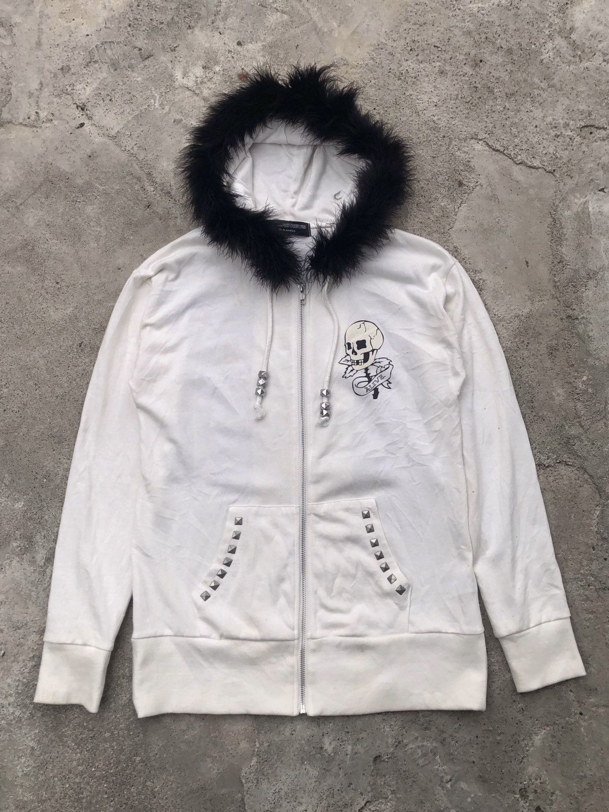 Le Grande Bleu (L.G.B.) Japanese Fur hoodie Gladnews Ifsixwasnine lgb style Size US M / EU 48-50 / 2 - 2 Thumbnail