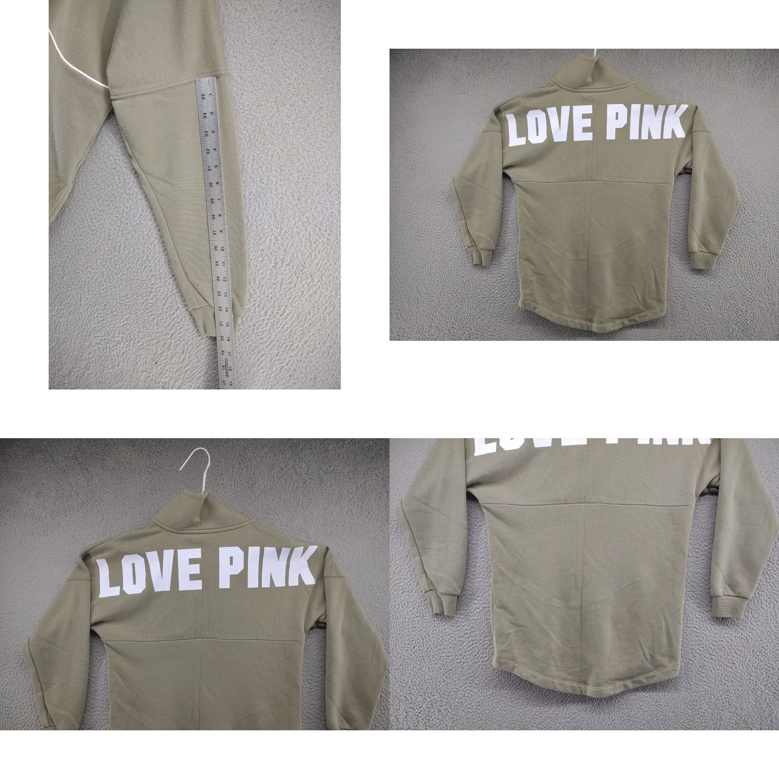 Victoria's Secret Victoria's Secret LOVE PINK Spell Out Sweatshirt XS Adult Women Long Sleeve Pullover Multicolor 60% Cotton 40% Polyester Dog Theme Loose Fit Cardigan? Size XS / US 0-2 / IT 36-38 - 8 Thumbnail