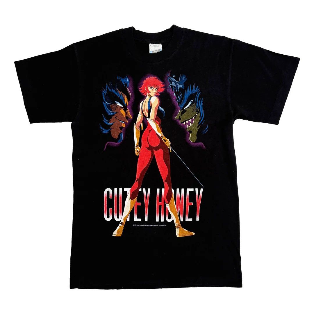 Anime Cutey Honey 1998 90s Vintage Japan Anime Manga Rare T-Shirt Size US M / EU 48-50 / 2 - 1 Thumbnail