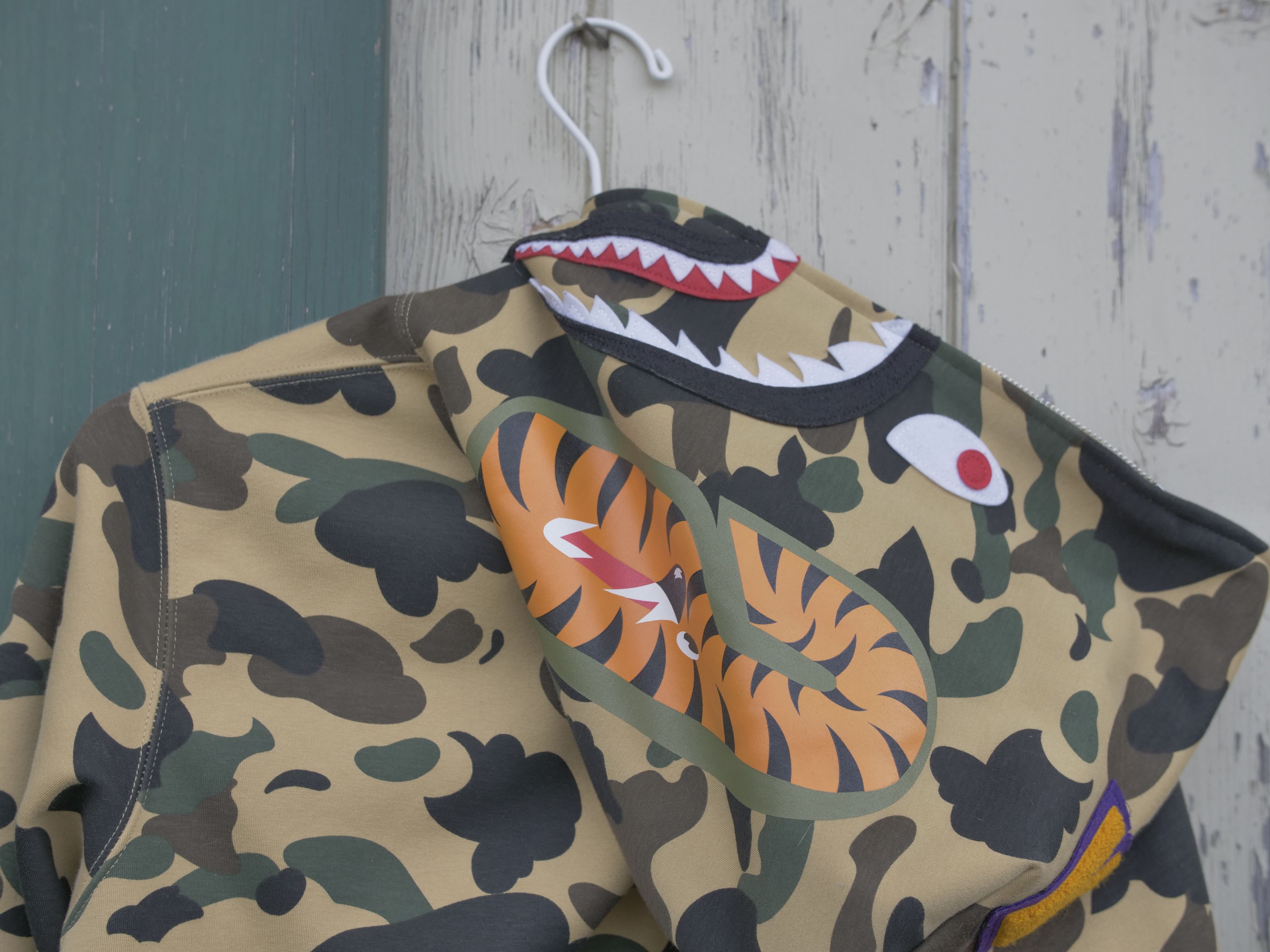 Bape 1st Camo Windstopper Shark Full Zip Hoodie Size US M / EU 48-50 / 2 - 3 Thumbnail