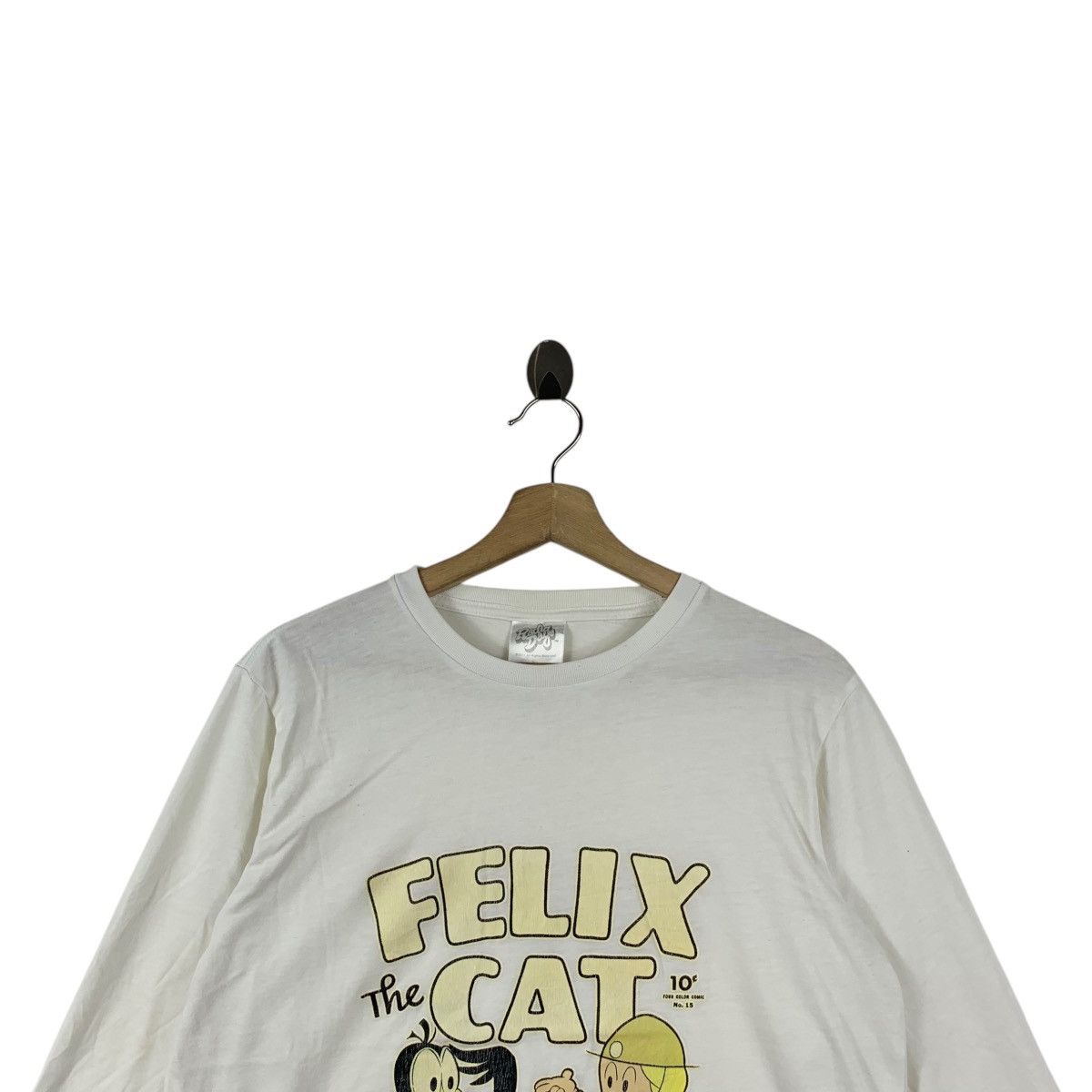 Vintage RADIO DAYS x FELIX THE CAT 2017 Collection Cartoon Tee Shirt Size L / US 10 / IT 46 - 2 Thumbnail