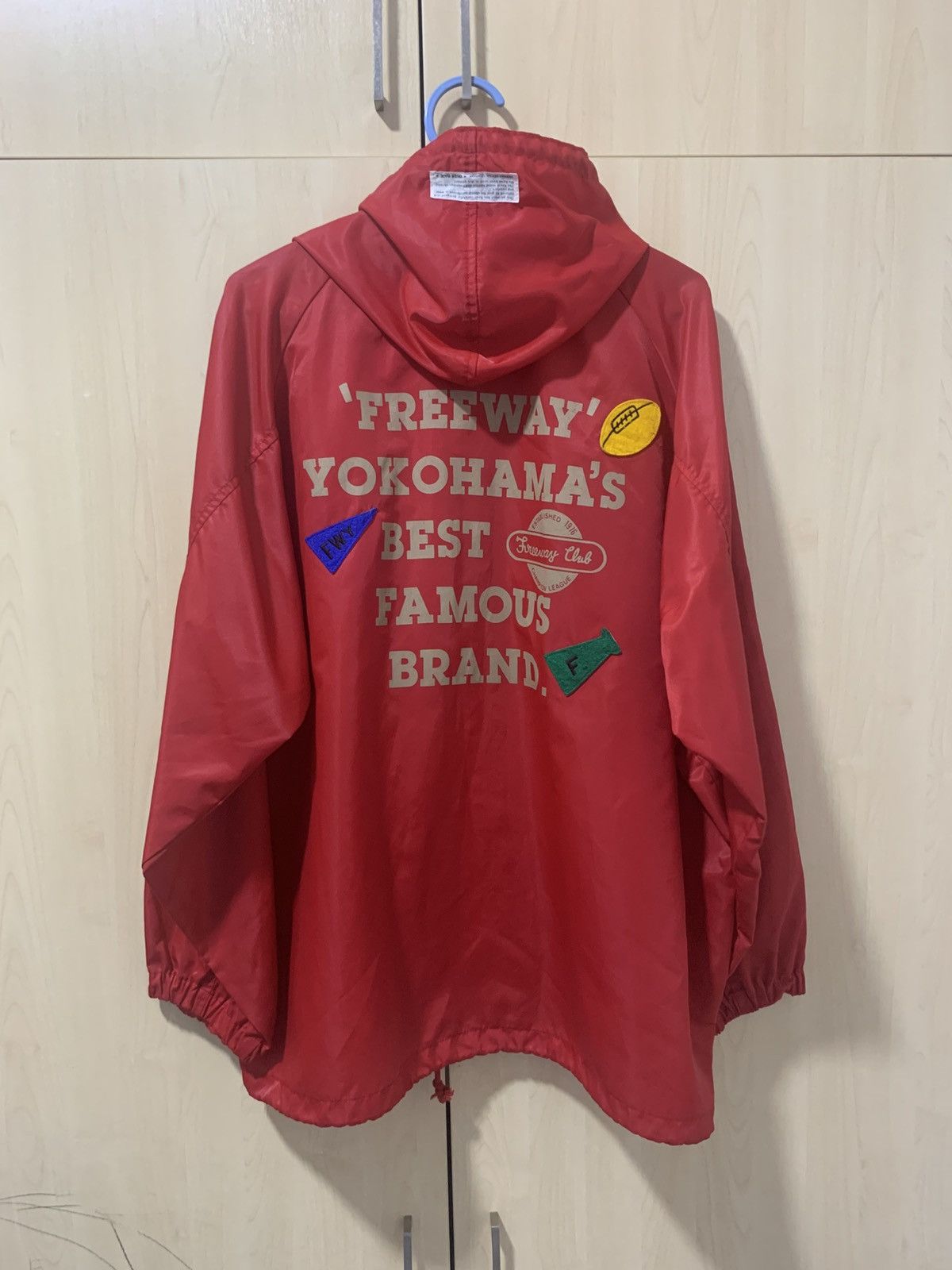 Vintage Vintage Freeway Yokohama’s Best windbreaker jacket hoodie Size US XL / EU 56 / 4 - 1 Thumbnail