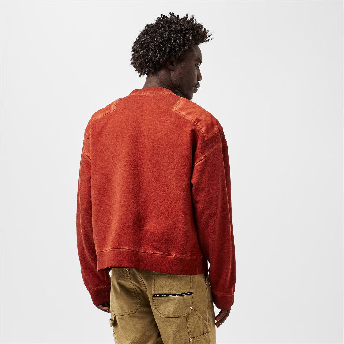 Dsquared2 o1g2r1mq0426 Crew-Neck Crew Sweatshirt in Rust Size US XL / EU 56 / 4 - 4 Thumbnail