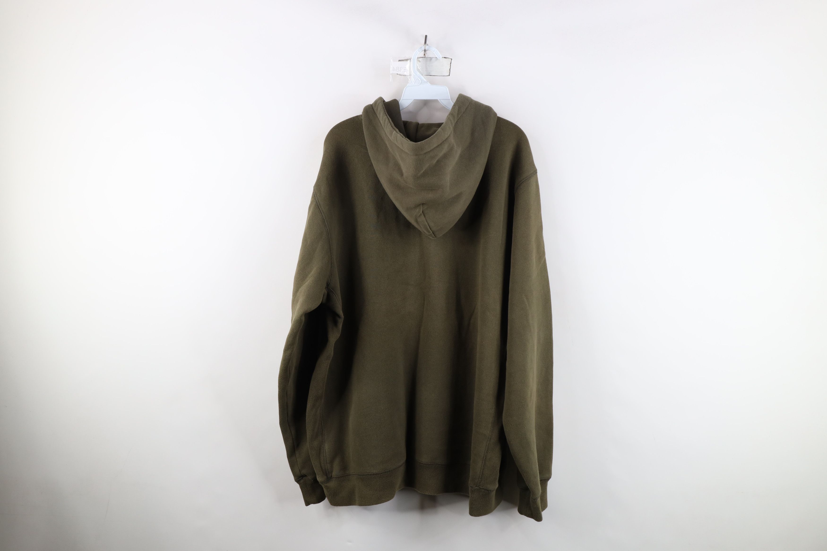 Eddie Bauer Vintage Eddie Bauer Script Heavyweight Hoodie Green Size US L / EU 52-54 / 3 - 13 Thumbnail