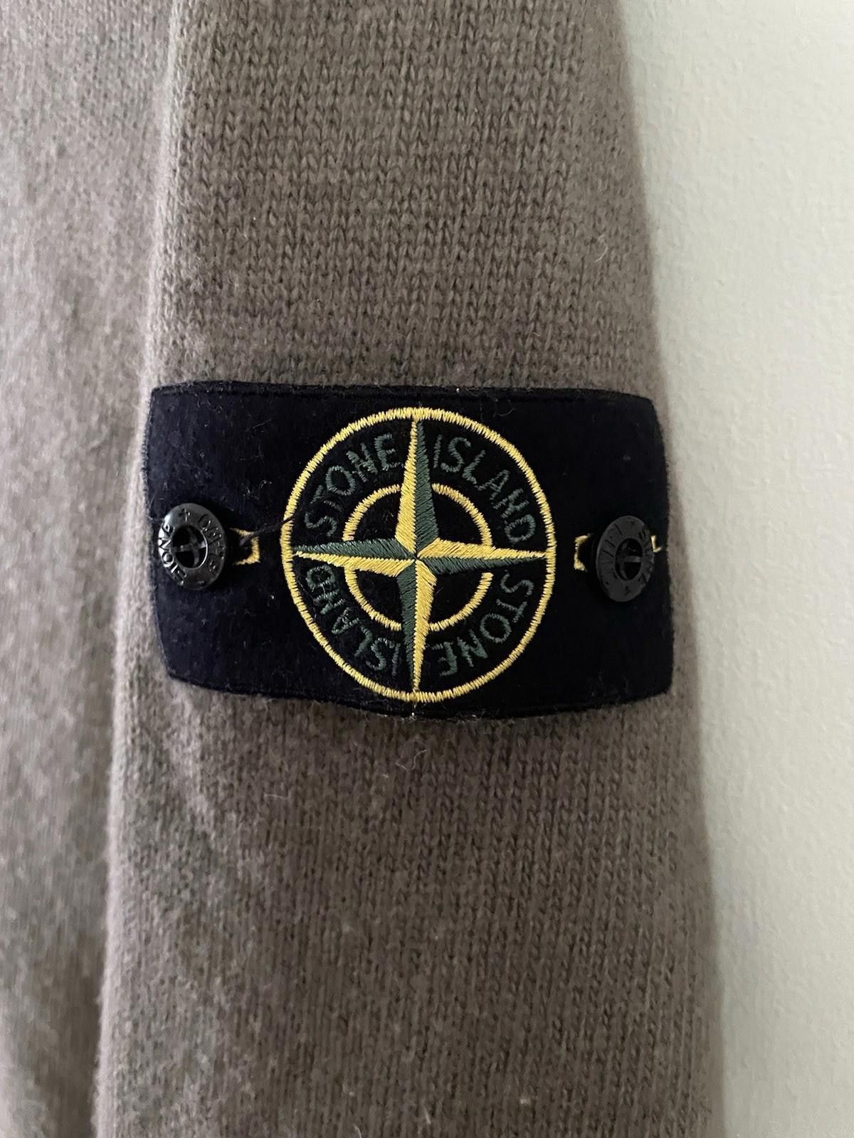 Stone Island Stone Island Khaki Wool Quarter Zip Jumper Medium Size US M / EU 48-50 / 2 - 6 Thumbnail