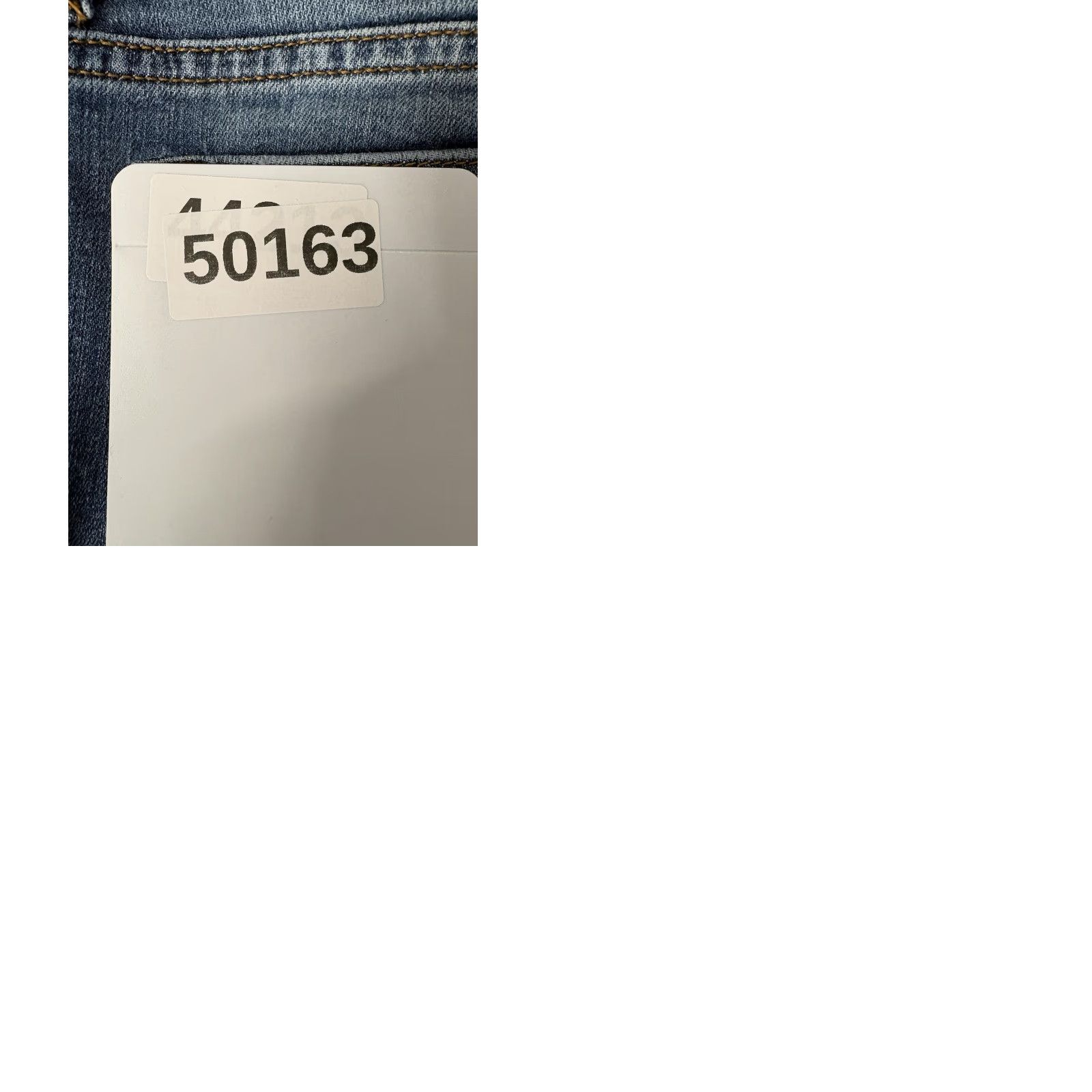Denime Judy Blue Jeans Women 28 Distressed Stretch Denim Boyfriend Relaxed Mid Rise Blue 5-Pocket Zipper Button Pants Mens Womens Girls? Size 28" / US 6 / IT 42 - 9 Thumbnail