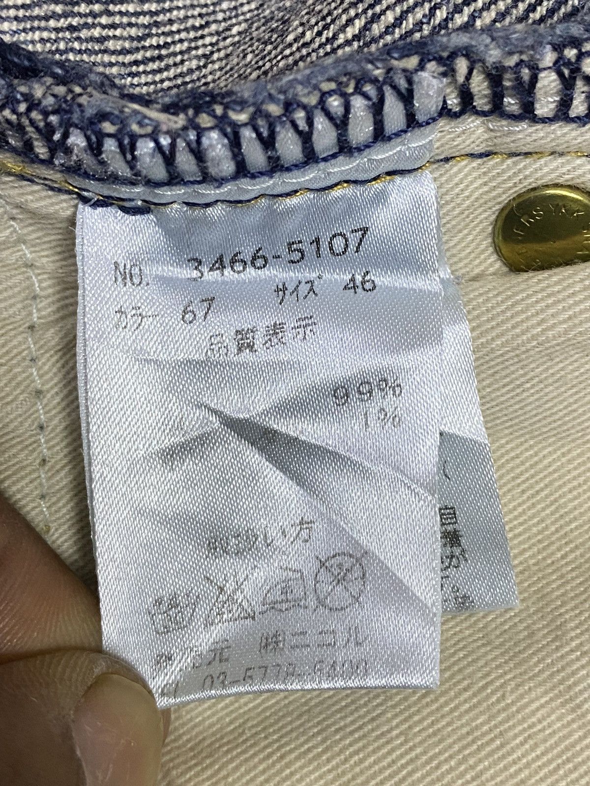 Nicole Club Vintage Japanese Brands Faded Wash Distressed Loose Jeans Size US 34 / EU 50 - 13 Thumbnail