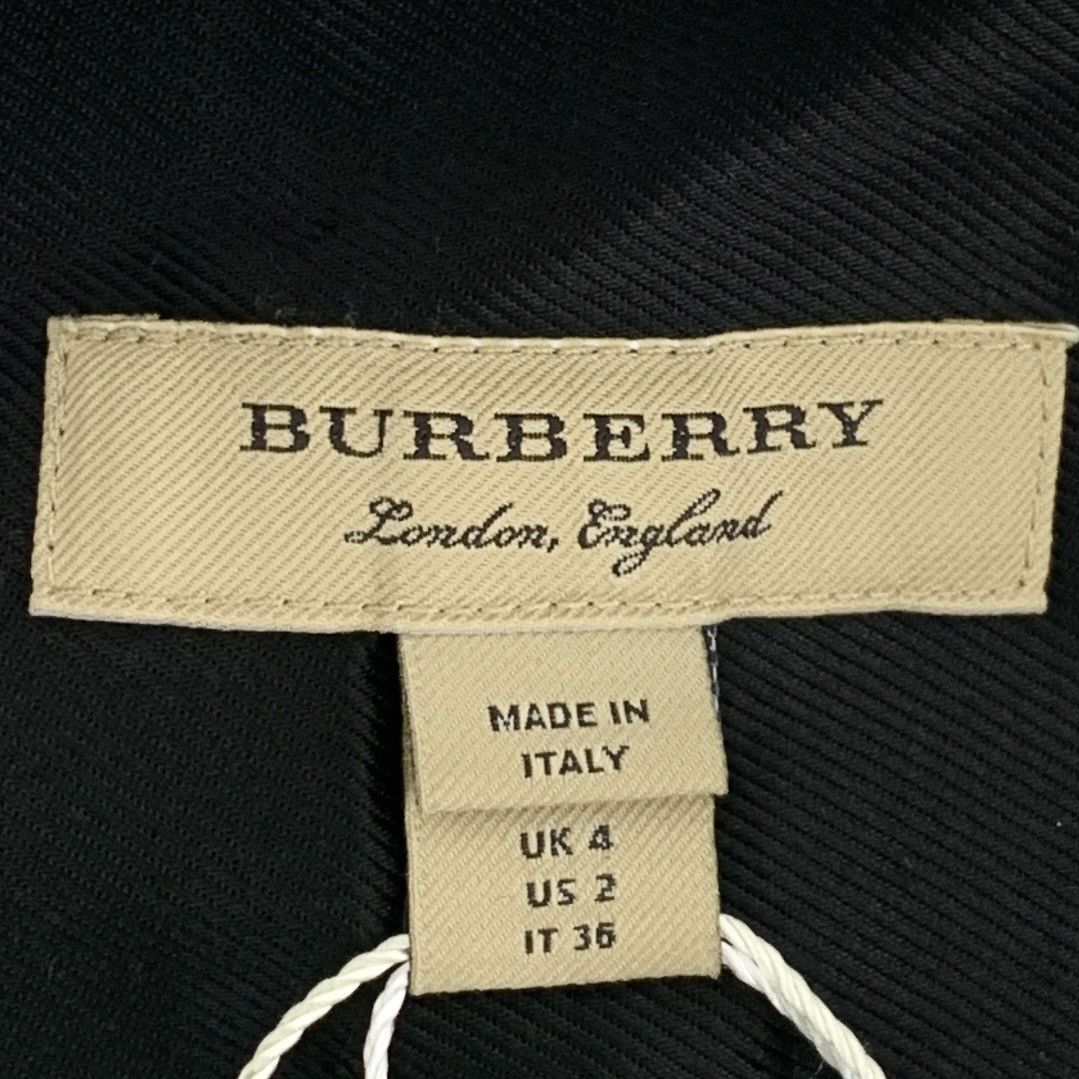 Burberry Burberry Classic Check Wool Lapel Long Sleeve Dress K26WX Size S / US 4 / IT 40 - 5 Thumbnail