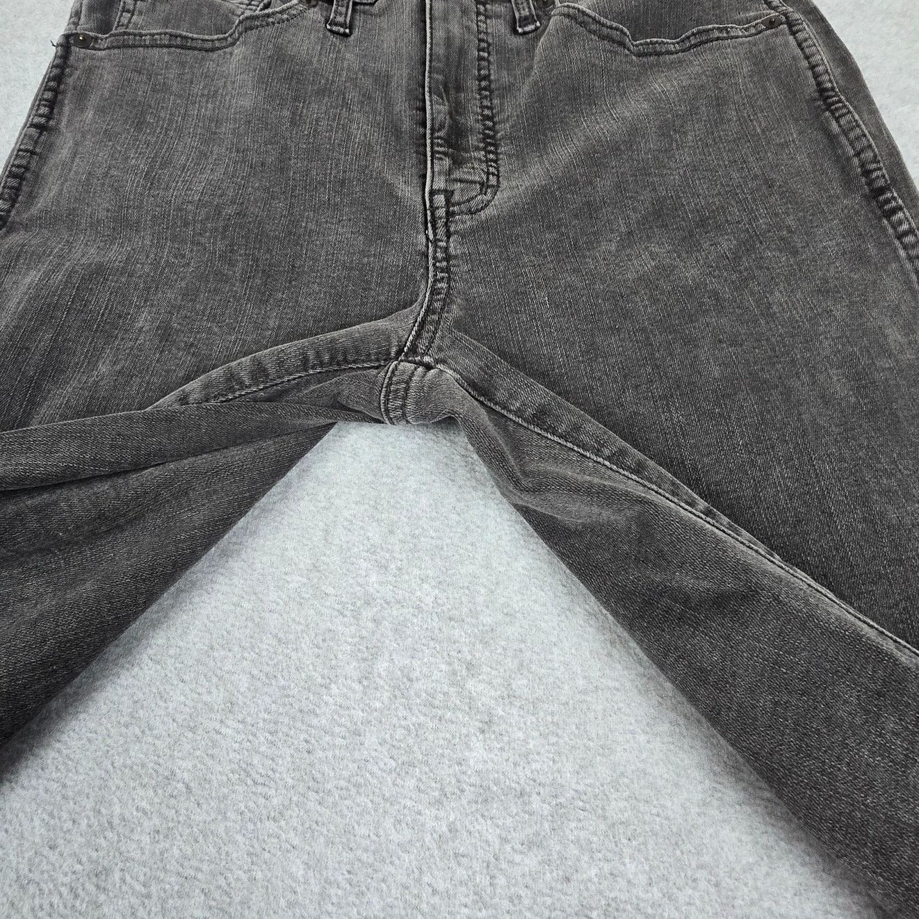 Madewell Madewell 29x25 Black Stovepipe Jeans Raw Hem Size 29" - 5 Thumbnail