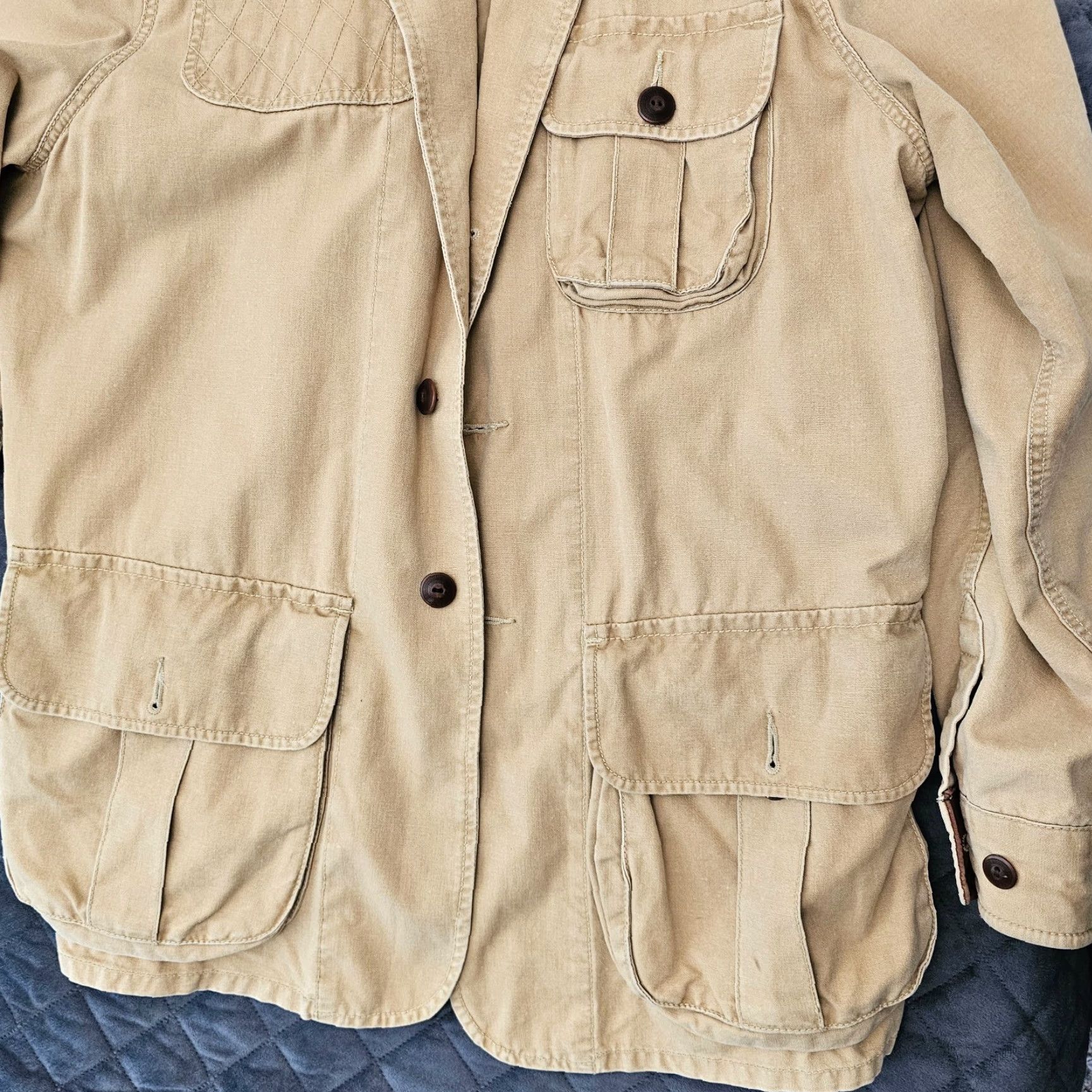 Polo Ralph Lauren Polo Ralph Lauren Field Jacket Size XL Canvas Leather Trim Sportsman Half Belt Size US XL / EU 56 / 4 - 7 Thumbnail