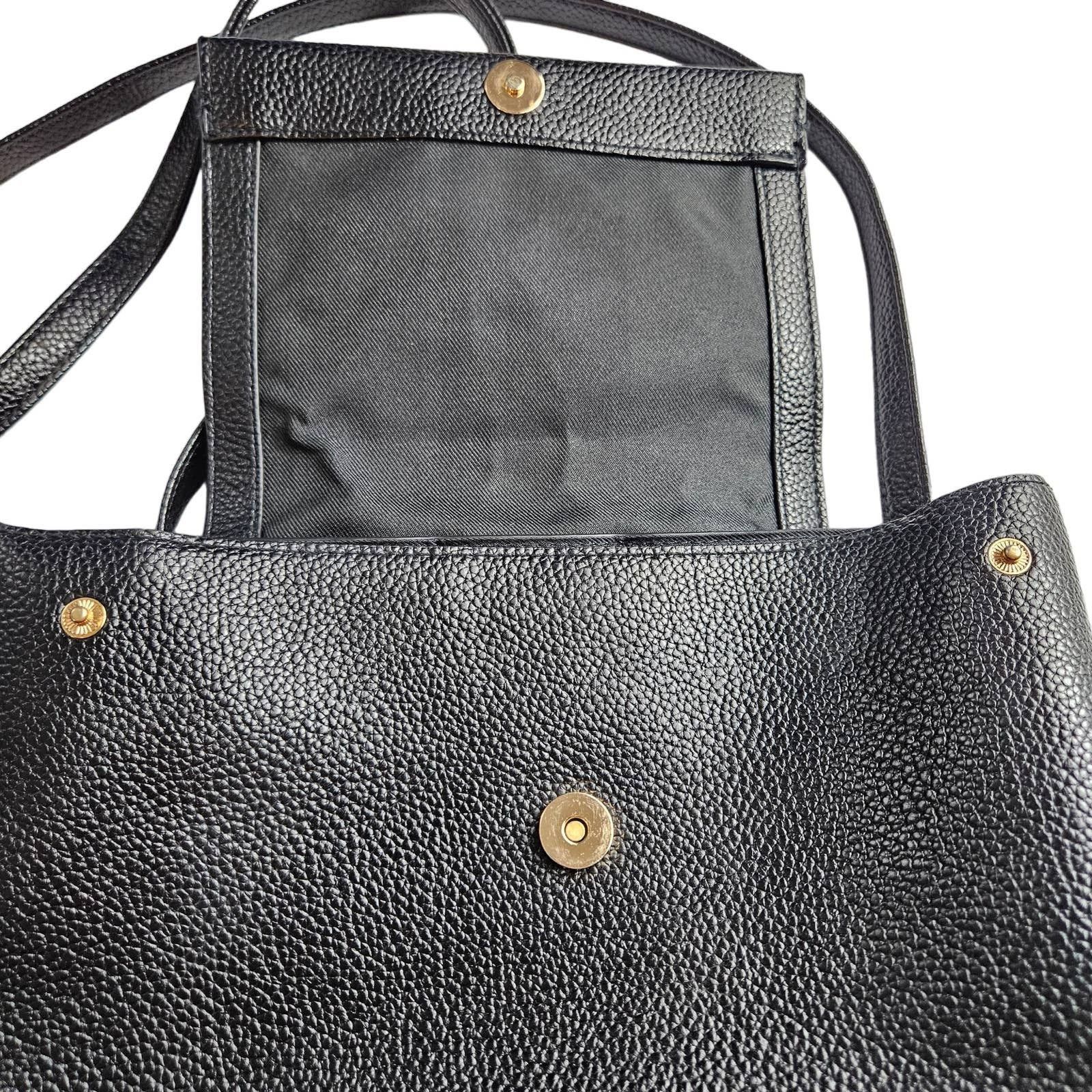 Other EUC A New Day Convertible Faux Leather Flap Closure Backpack Size ONE SIZE - 5 Thumbnail