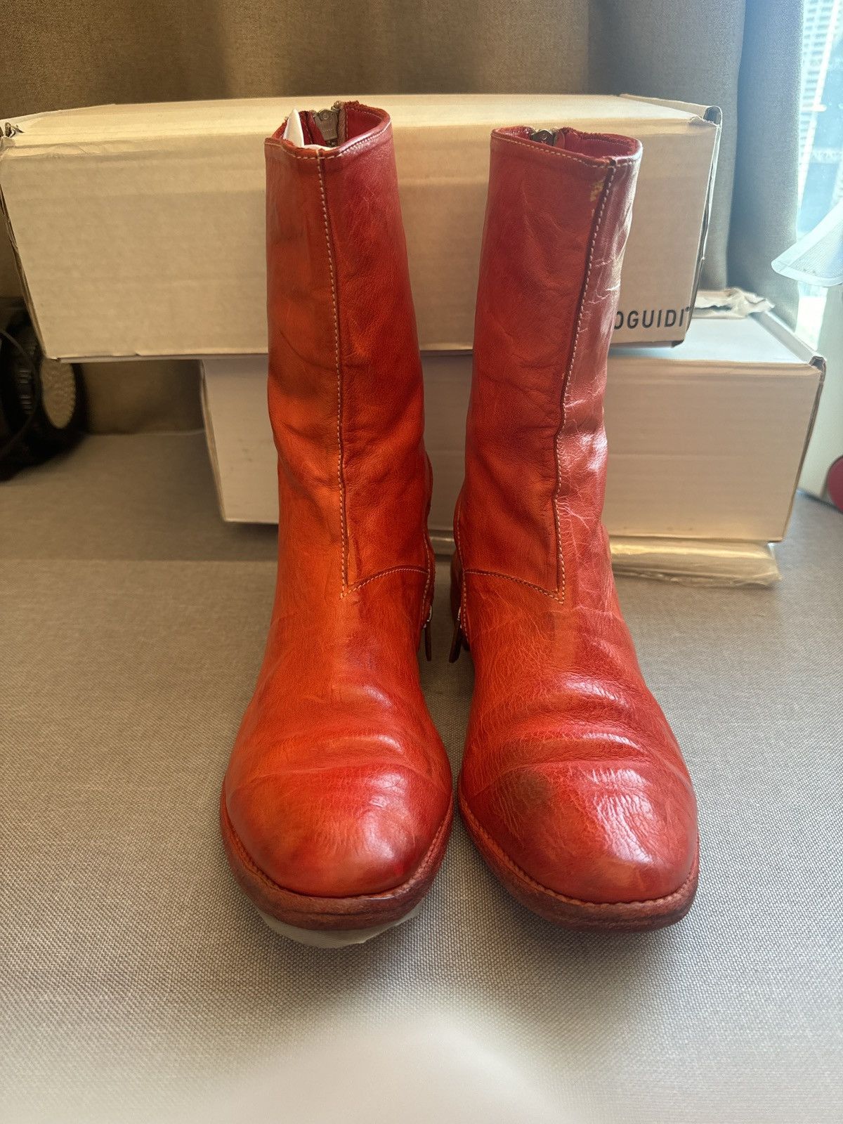 Carol Christian Poell carol christian poell 2601 RED boots Size US 9 / IT 39 - 3 Thumbnail
