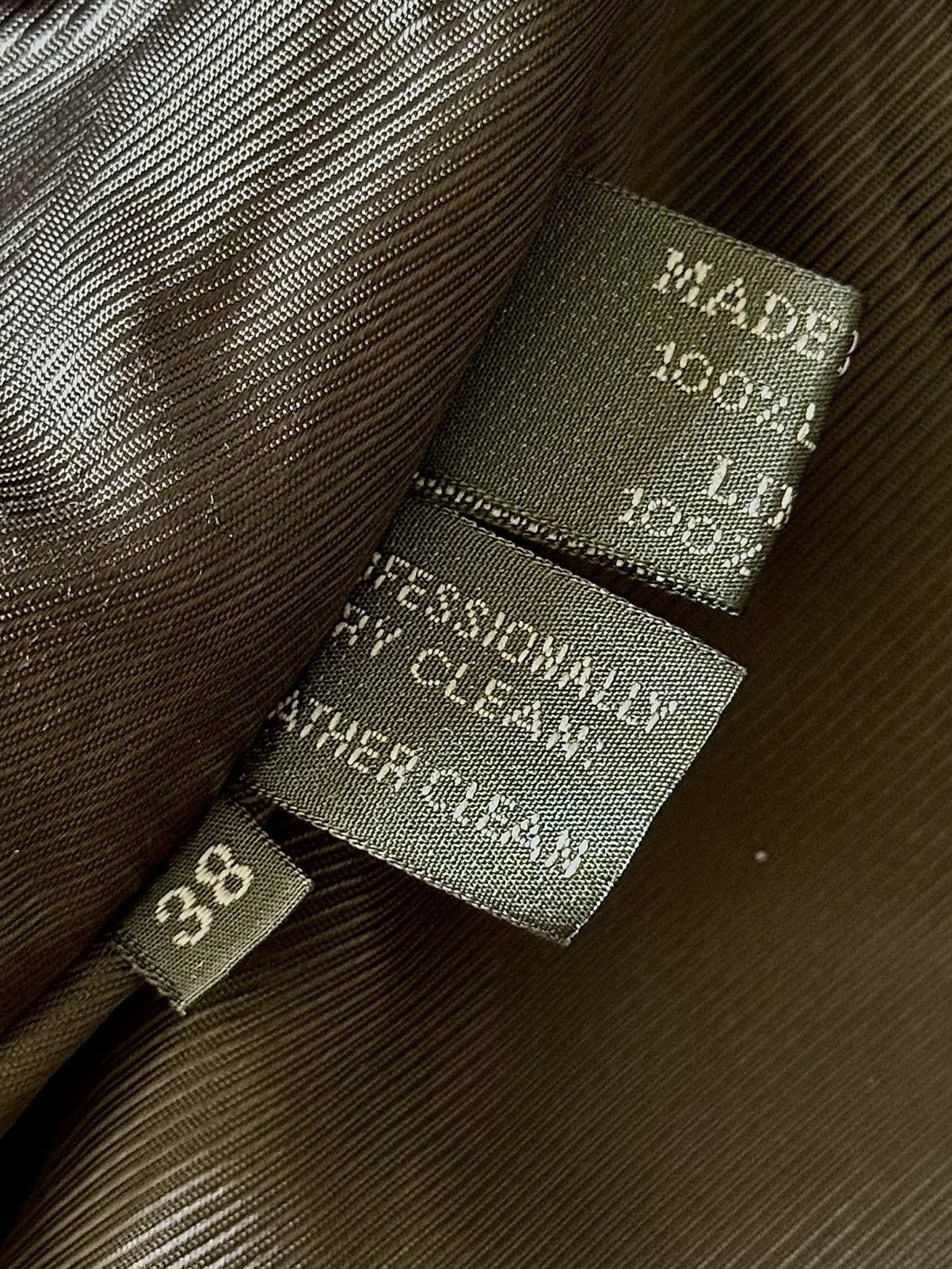 Prada Prada - 1999 - Velcro Zippered - Leather Jacket Size XS / US 0-2 / IT 36-38 - 21 Thumbnail