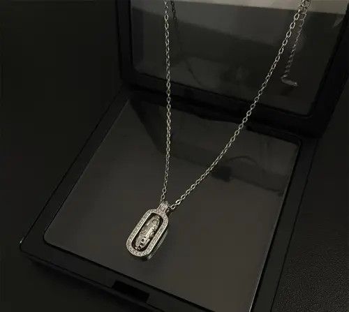 Jewelry Elegant Silver Pendant Necklace Size ONE SIZE - 8 Thumbnail