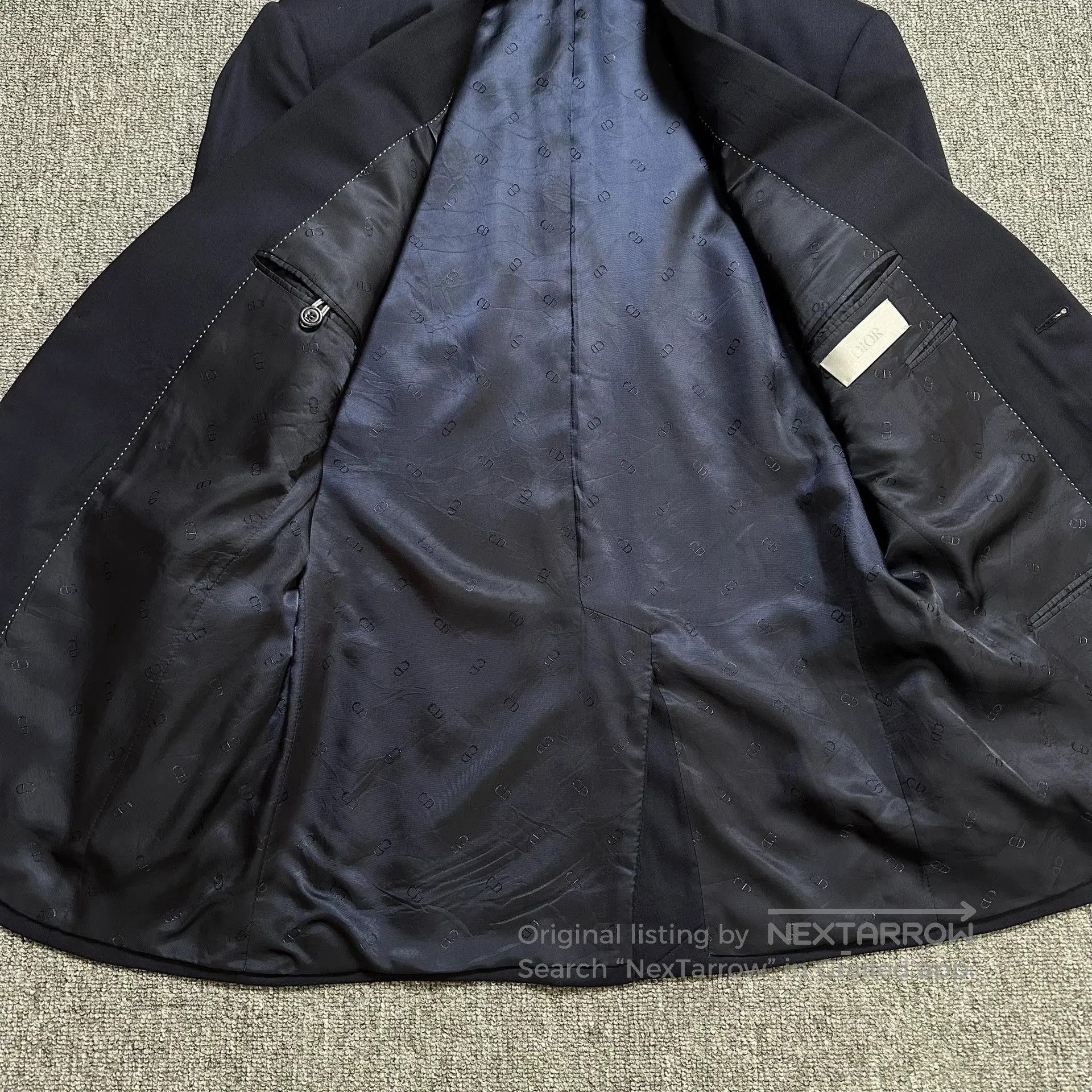 Dior Dior Navy Cashmere Suit Set. Size US L / EU 52-54 / 3 - 4 Thumbnail