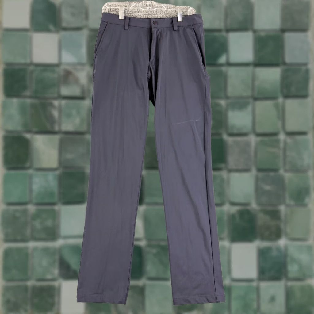 Rhone Rhone Commuter Slim Pant Mens Size 30 Gray Straight Leg Lightweight Stretch Chino Pants Modern Fit Men’s Regular 30 Inseam 31" Gray Size US 30 / EU 46 - 1 Thumbnail