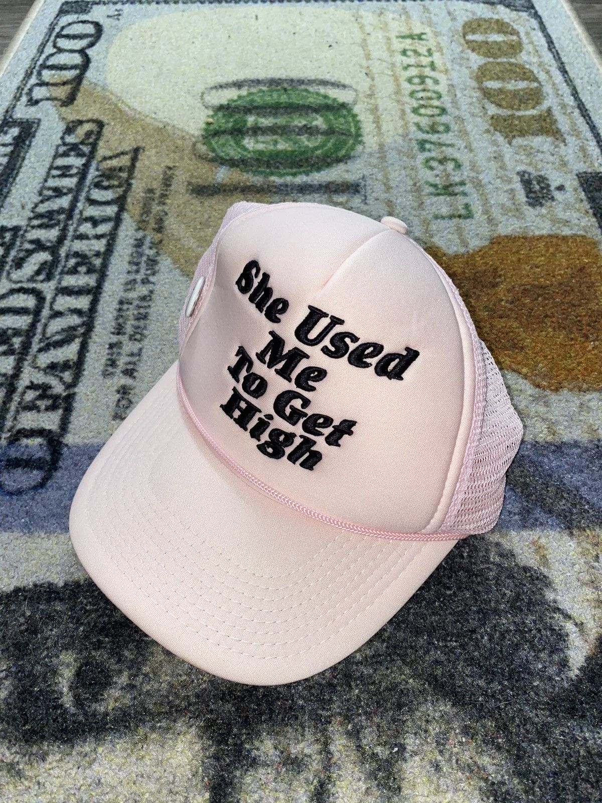 Other Karma NY She Used Me To Get High Trucker Hat Size ONE SIZE - 1 Thumbnail