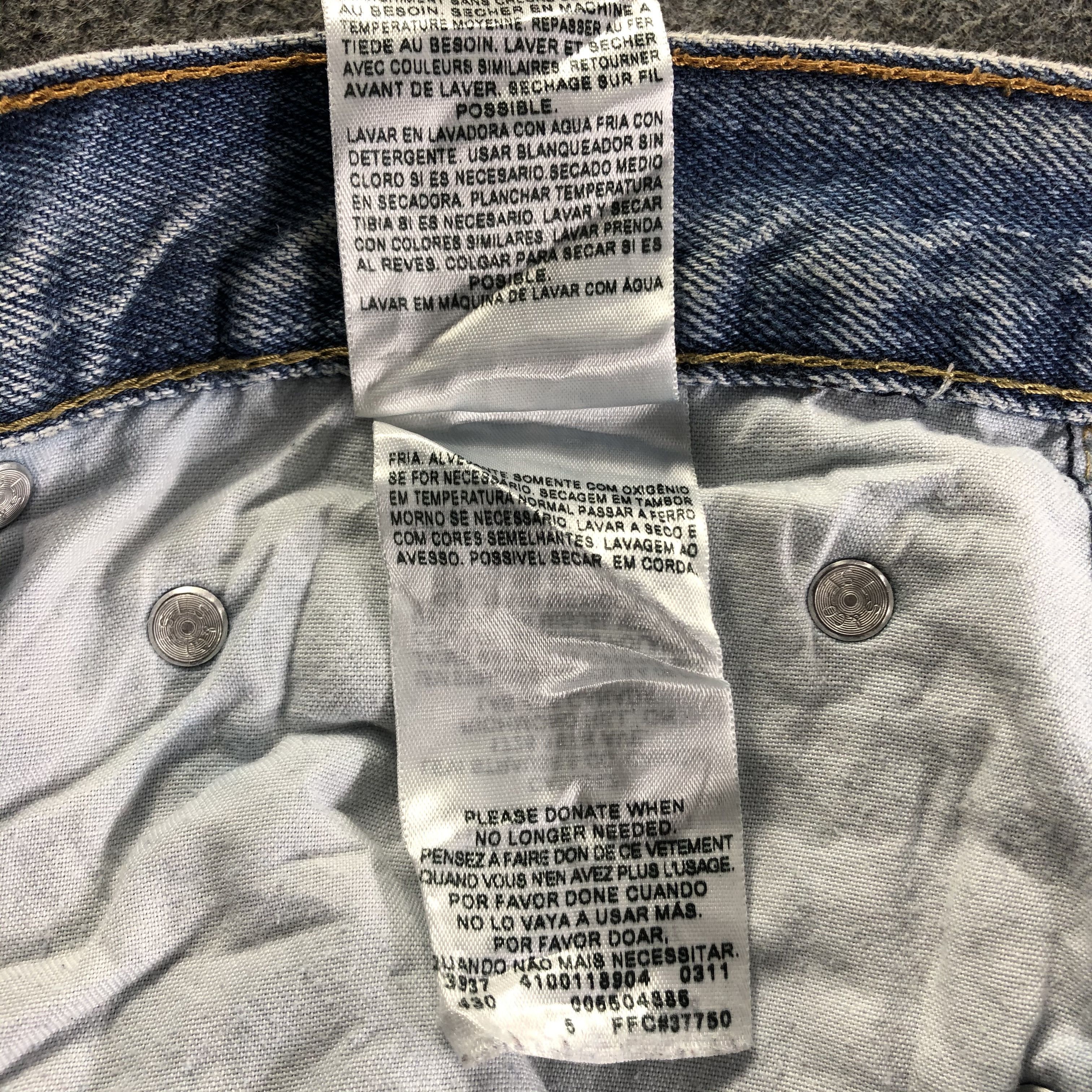 Levi's Vintage Blue Wash Levis 550 Jeans-J4417 Size US 38 / EU 54 - 12 Thumbnail