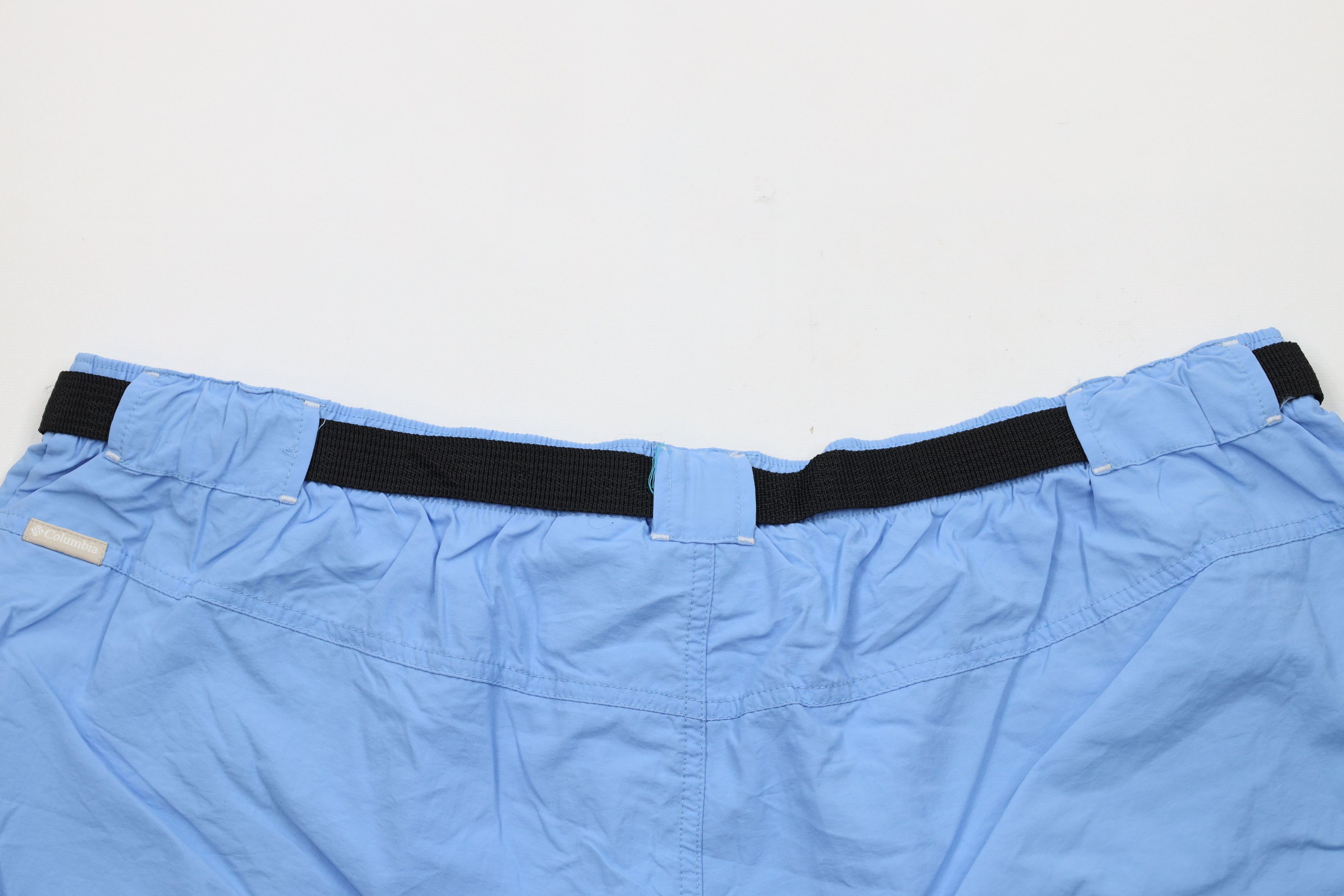 Columbia × Vintage Deadstock Vintage Y2K Columbia Cargo Shorts Light Blue Size 39" - 10 Thumbnail