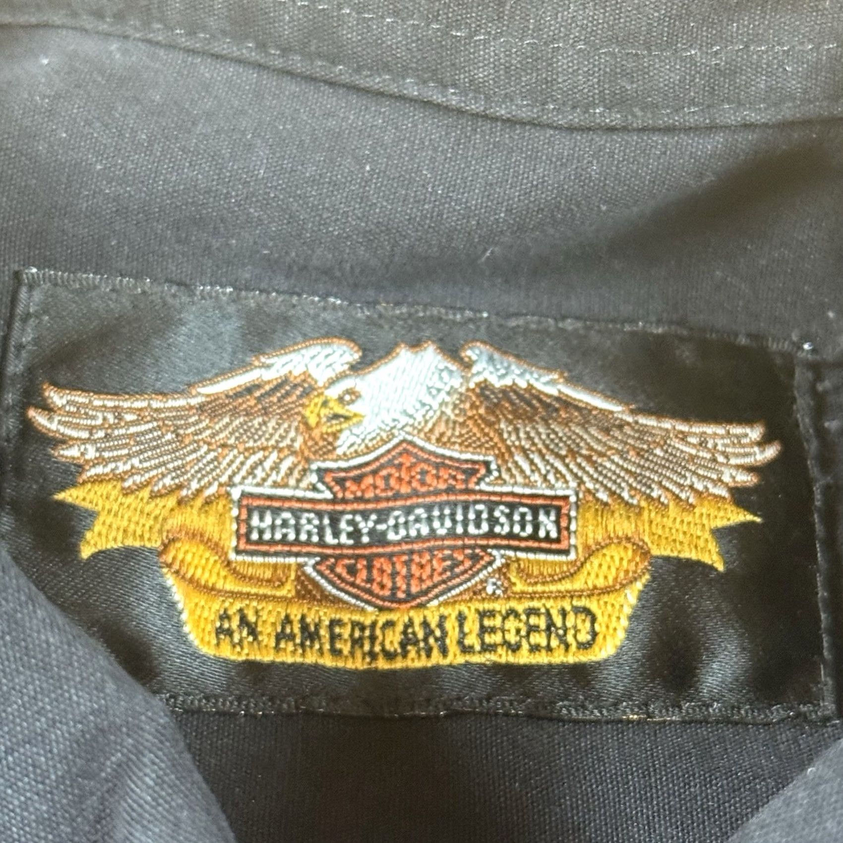 Harley Davidson VINTAGE Harley-Davidson Button-Up Shirt Mens M Leather Embroidery Black Long Sleeve Button Shirt Mens Medium Leather Embroidery Harley-Davidson Shirt Size US M / EU 48-50 / 2 - 5 Thumbnail