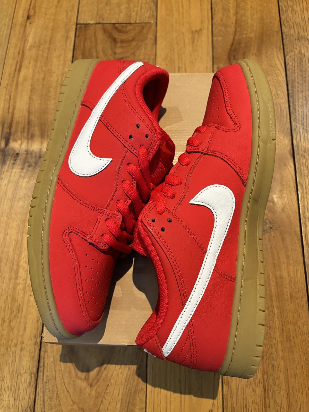 Nike Dunk Low SB Orange Label Red Gum