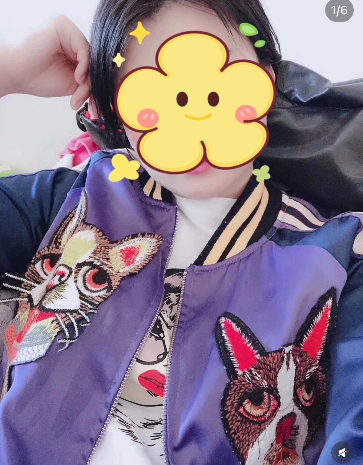 Gucci gucci embroidered purple bomber jacket unisex Size US L / EU 52-54 / 3 - 9 Thumbnail