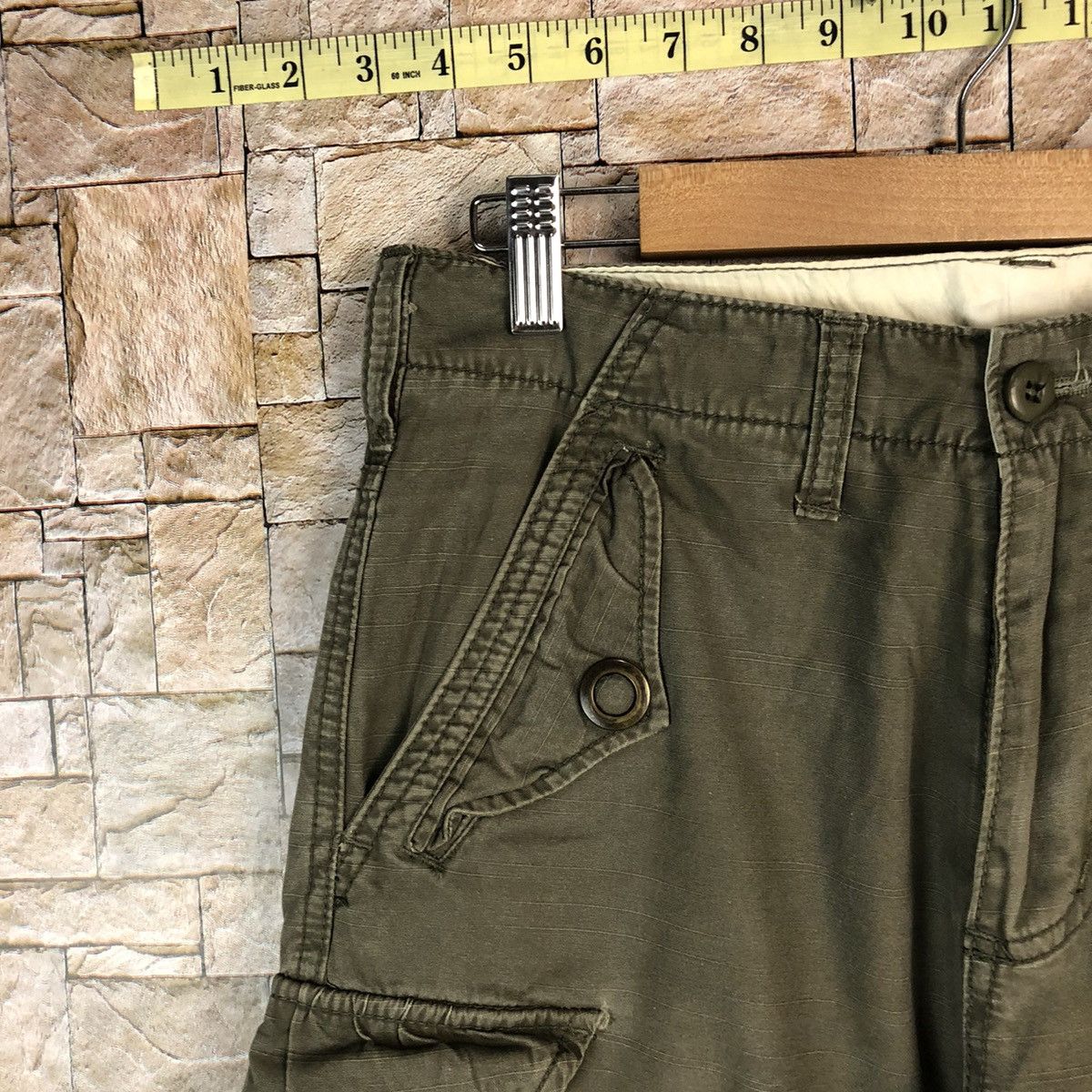 Japanese Brand Baldia Green Cargo Multipocket Pants #A988 Size US 30 / EU 46 - 7 Thumbnail