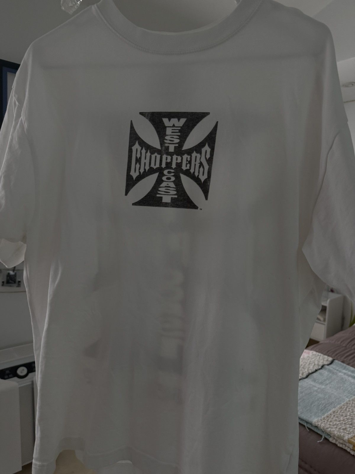 West Coast Choppers Weat Coast Choppers Cross Tee - White Size US M / EU 48-50 / 2 - 1 Thumbnail