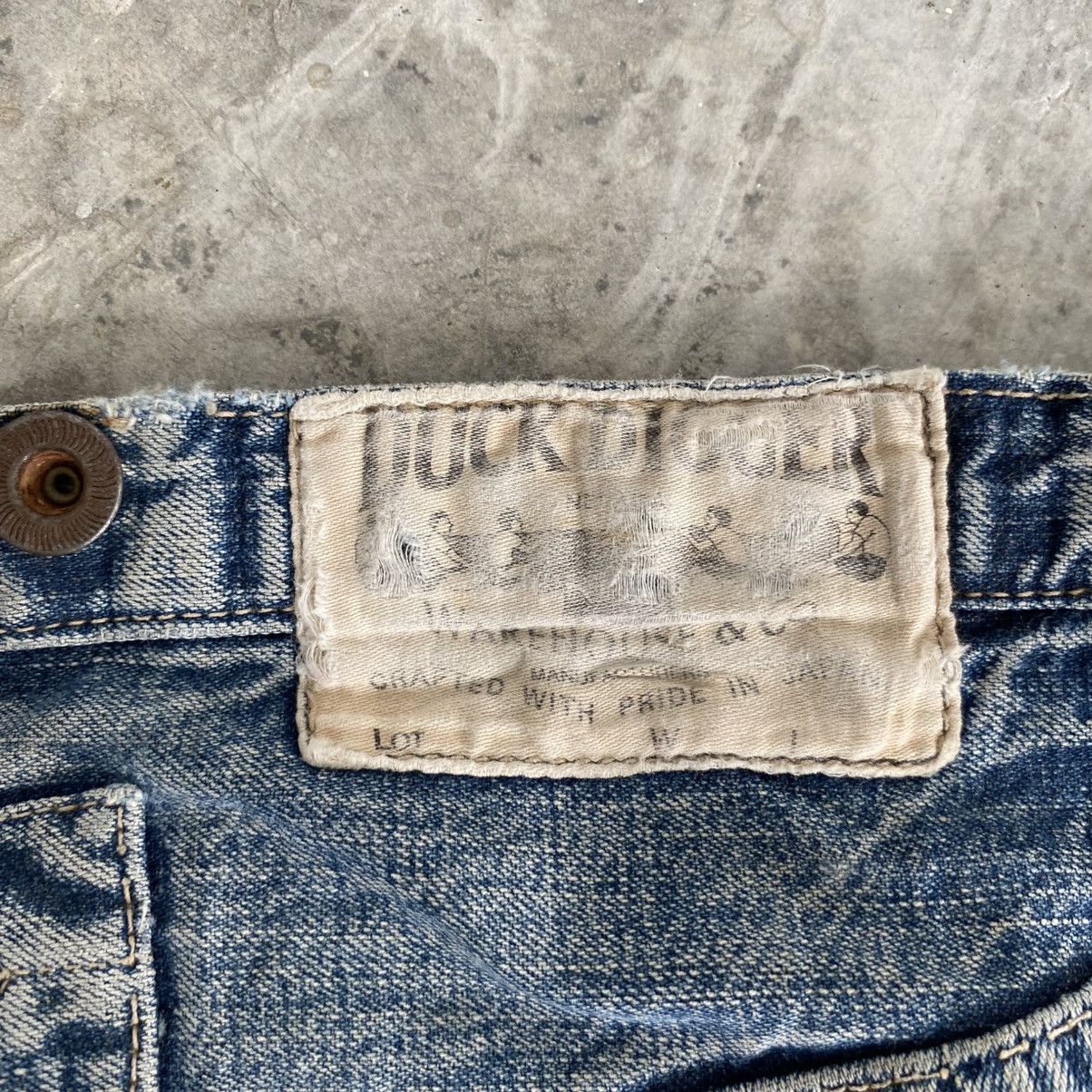Heller's Cafe 1890’s Inspired Warehouse Duck Digger Denim Shorts Jorts Size US 34 / EU 50 - 7 Thumbnail