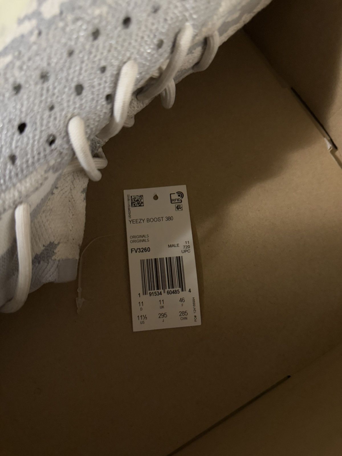 Adidas × Yeezy Yeezy 380 Alien Size 11.5 W BOX Clean Size US 11.5 / EU 44-45 - 15 Thumbnail